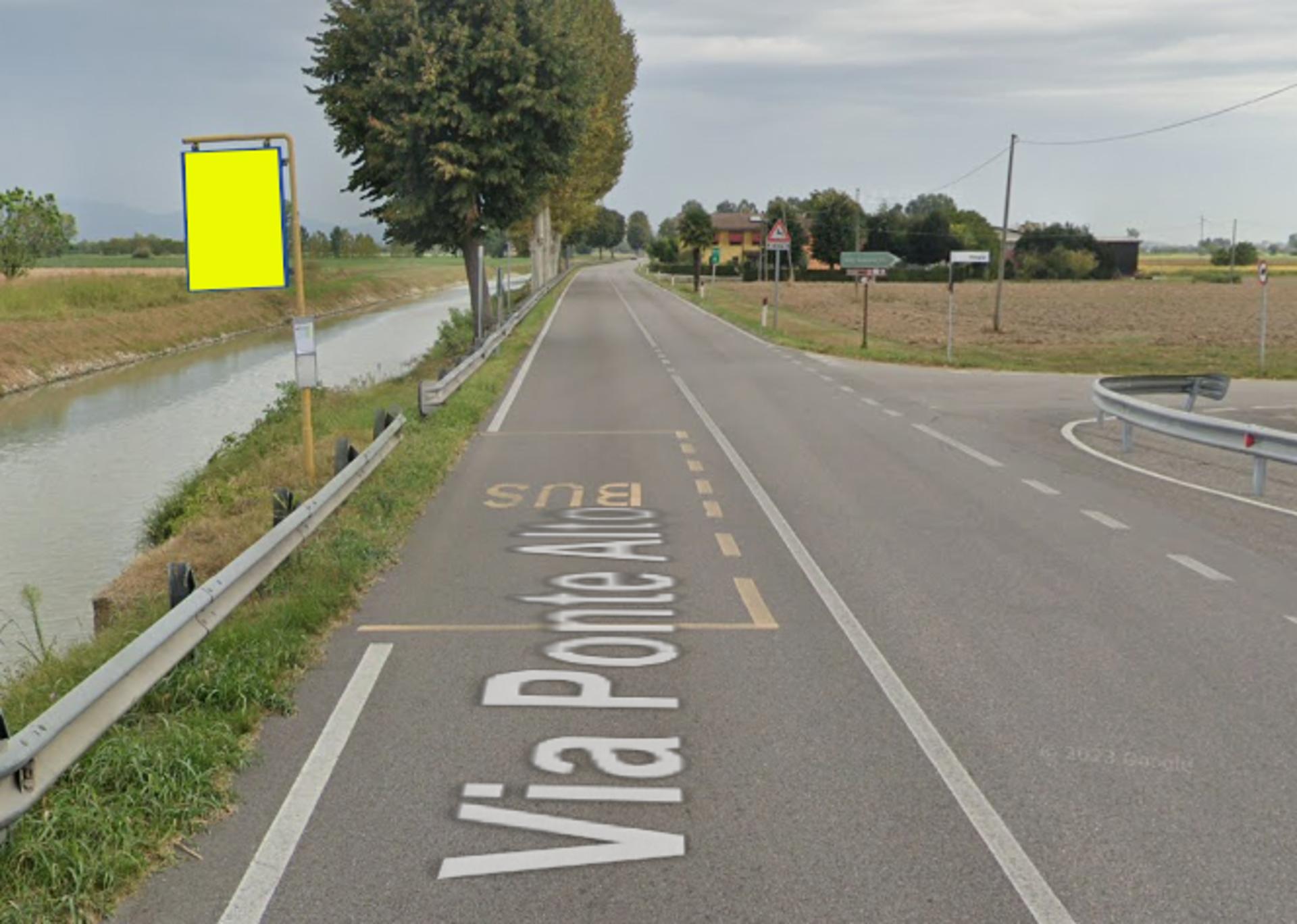 Impianto a REGIONALE V. PONTE ALTO/V. CA' VECCHIE 247 Km 29+870DX  P.TE ALTO AGUGLIARO  Agugliaro