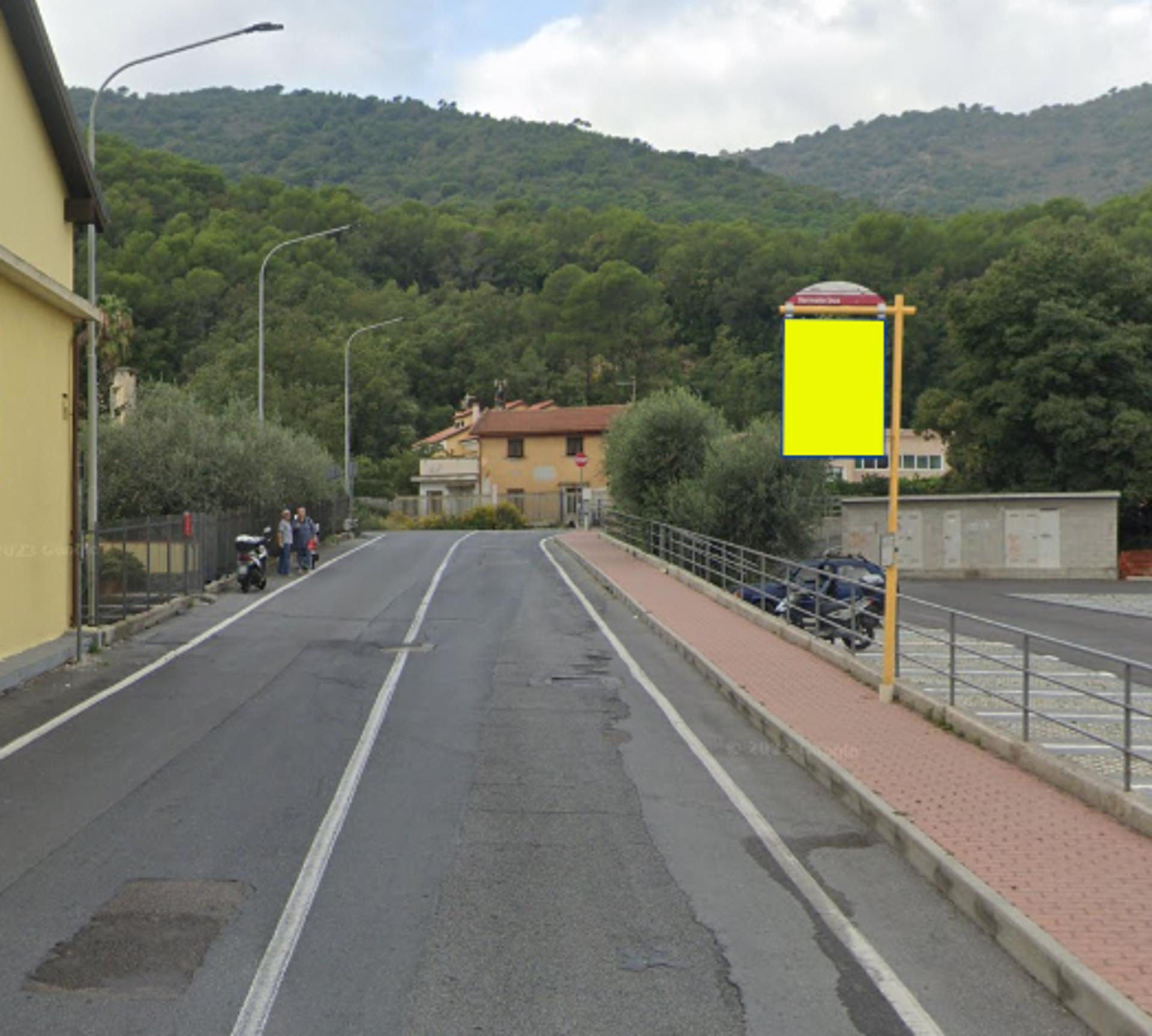 Impianto PALINA a Andora, in zona Pausa caffè
