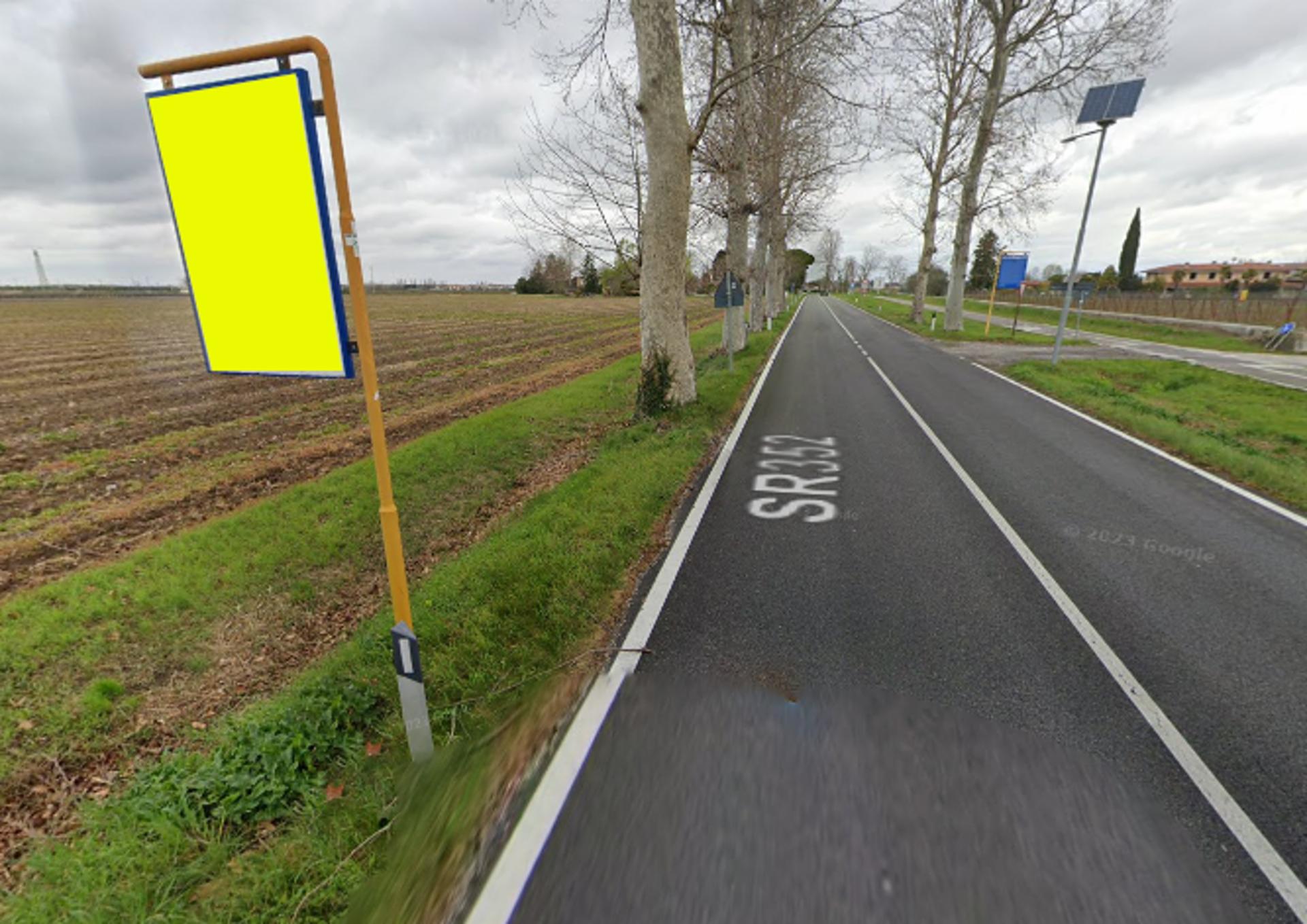 Impianto a STATALE EX PASSAGGIO A LIVELLO 352 Km 32+545/DX  SS 352 KM 32+545/DX EX PASSAGGIO A LIVELLO  Aquileia