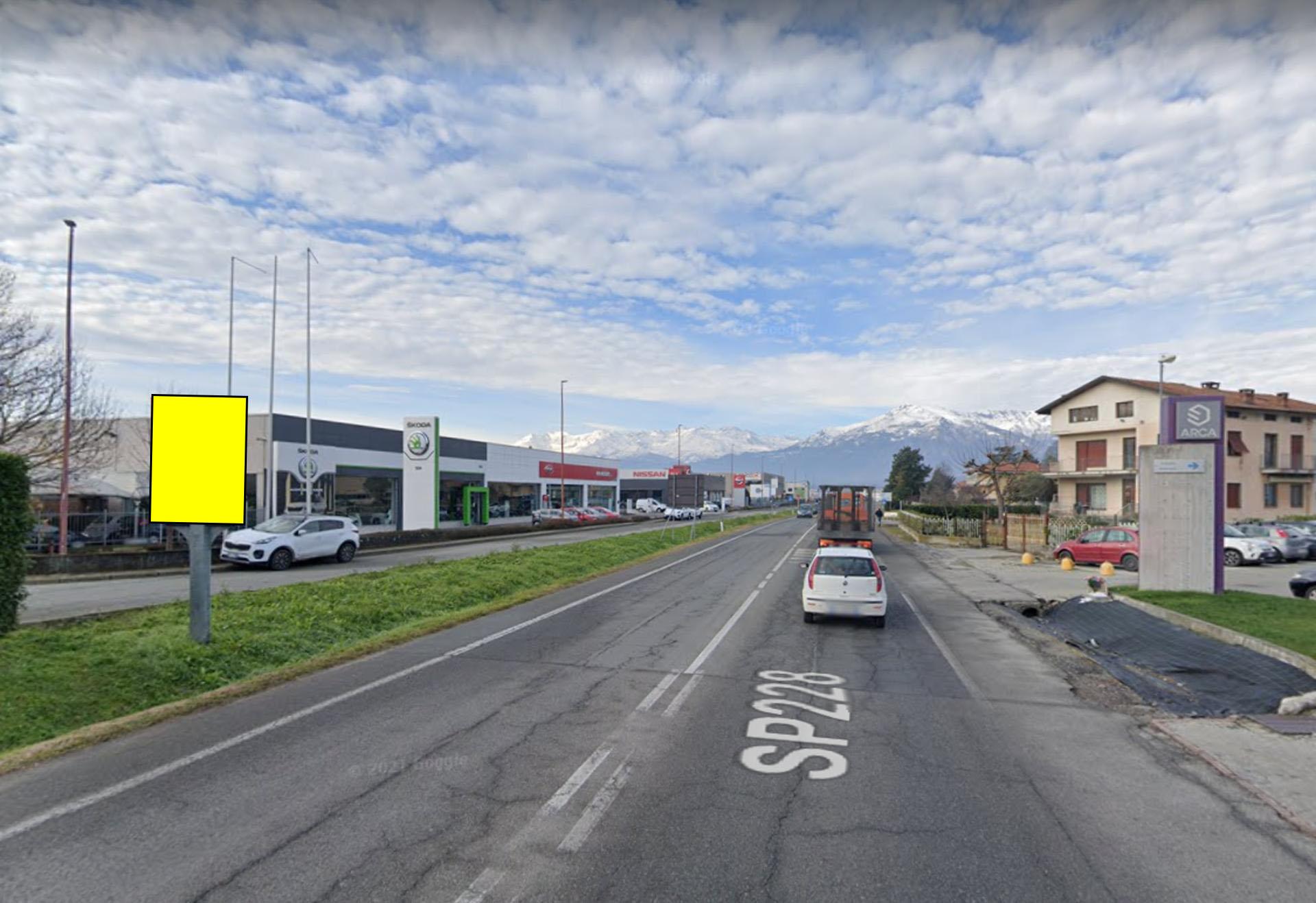 Impianto CARTELLONISTICA a Bollengo, in zona Cascina Dell'Allaas