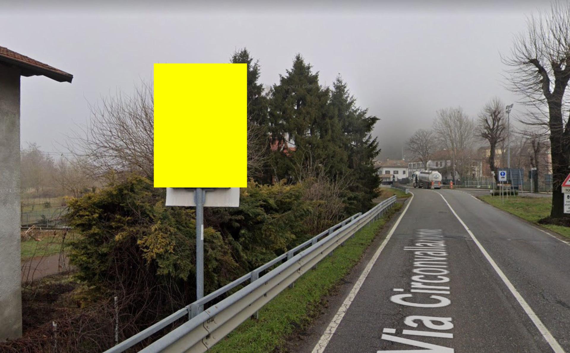 Impianto CARTELLONISTICA a Cassano Spinola, in zona Chiesa di San Pietro