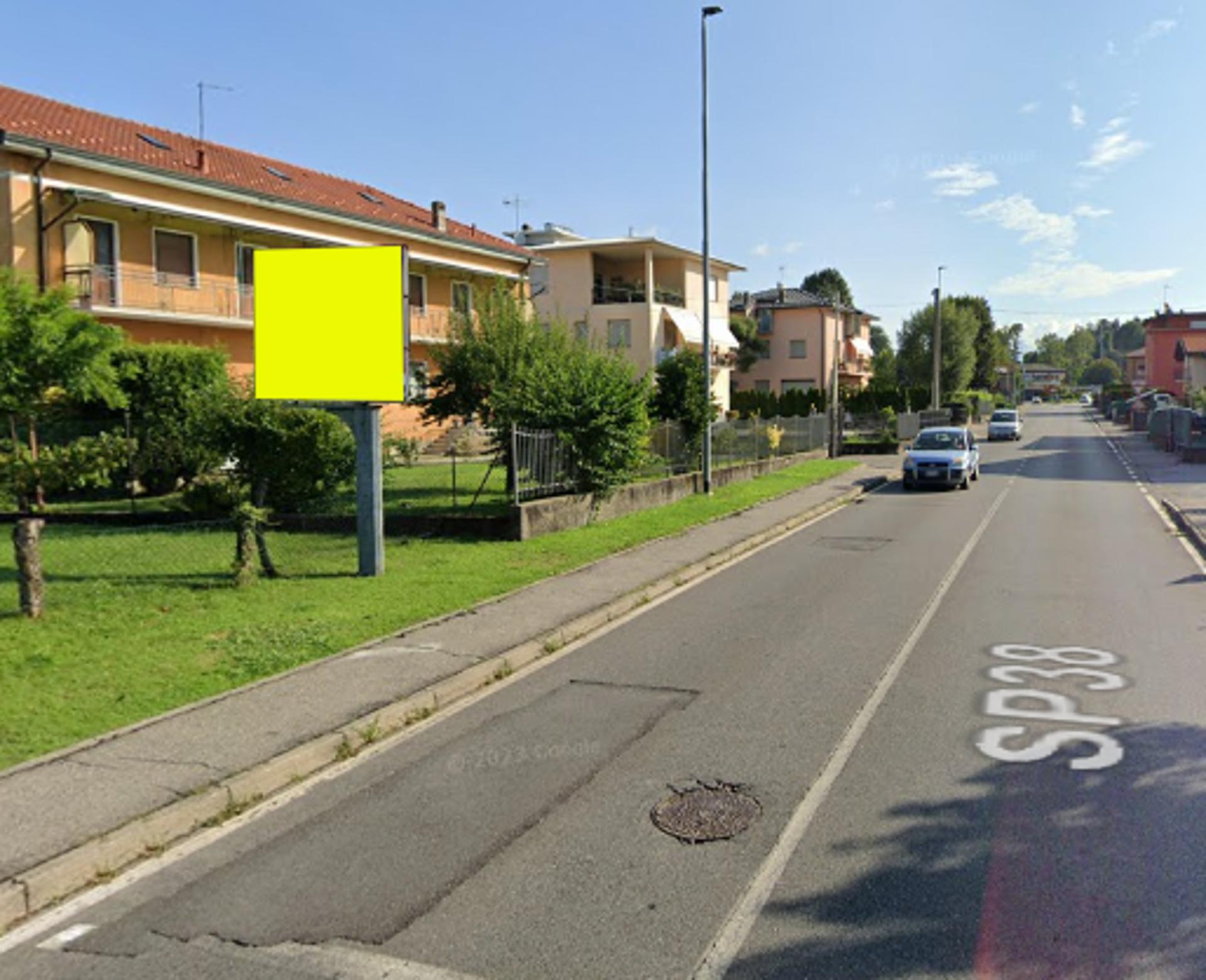 Impianto CARTELLONISTICA a Alzate Brianza, in zona La Forchetta