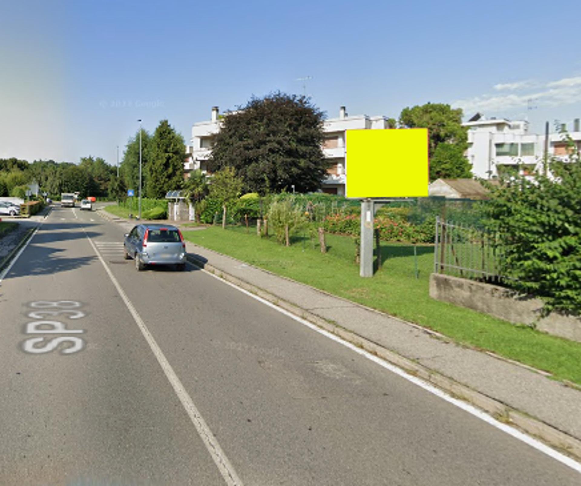 Impianto CARTELLONISTICA a Alzate Brianza, in zona La Forchetta