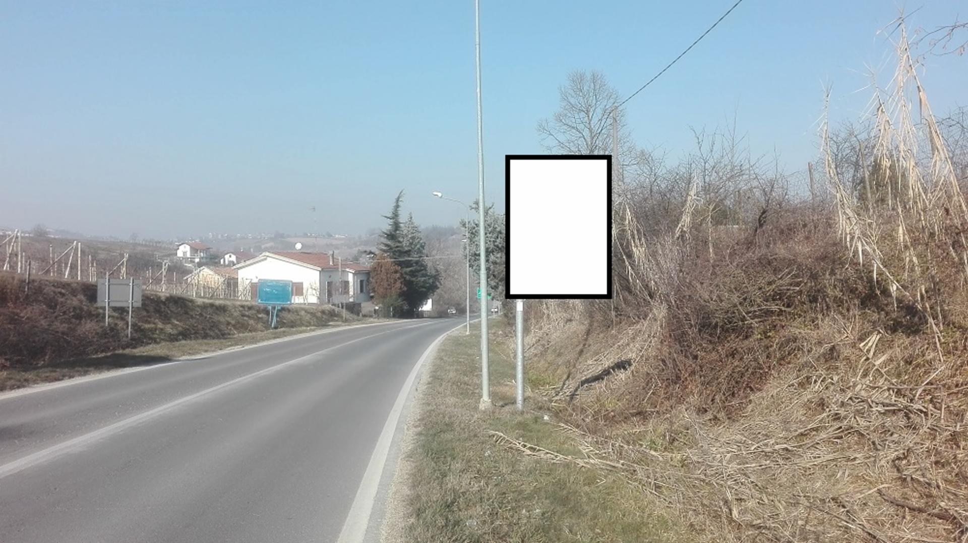 Impianto CARTELLONISTICA a San Marzano Oliveto, in zona Tra la Terra e il Cielo
