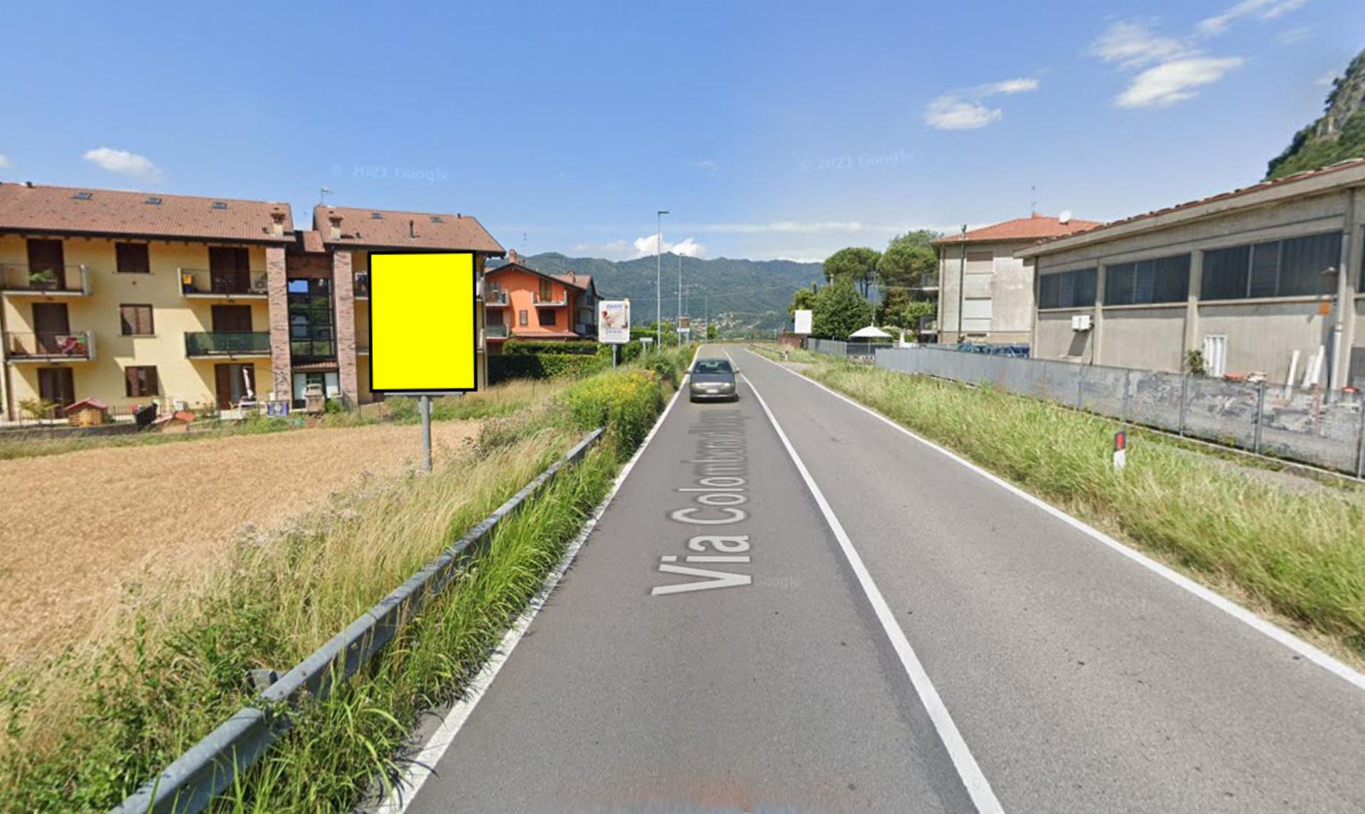 Impianto CARTELLONISTICA a Cisano Bergamasco, in zona Chiesa parrocchiale di Santo Stefano