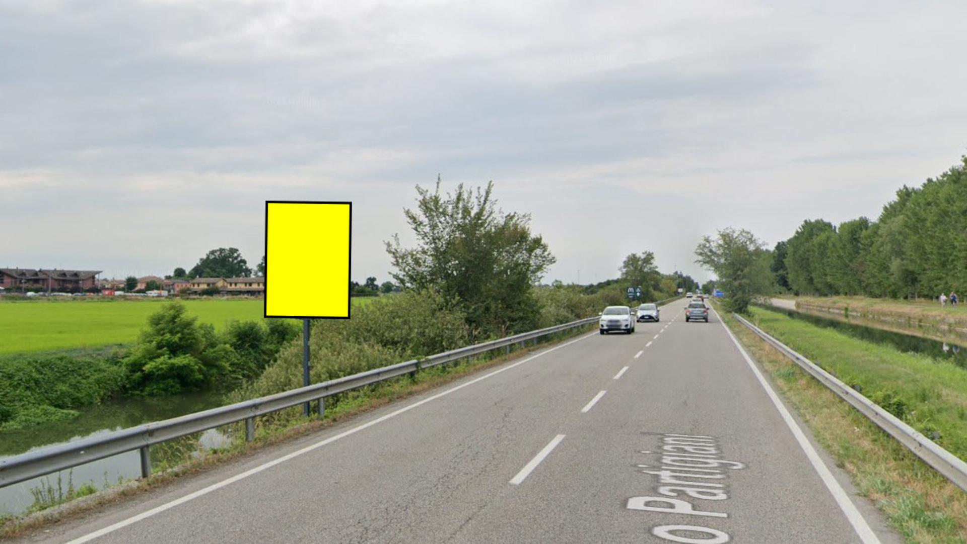 Impianto CARTELLONISTICA a Certosa di Pavia, in zona Biblioteca comunale di Certosa di Pavia