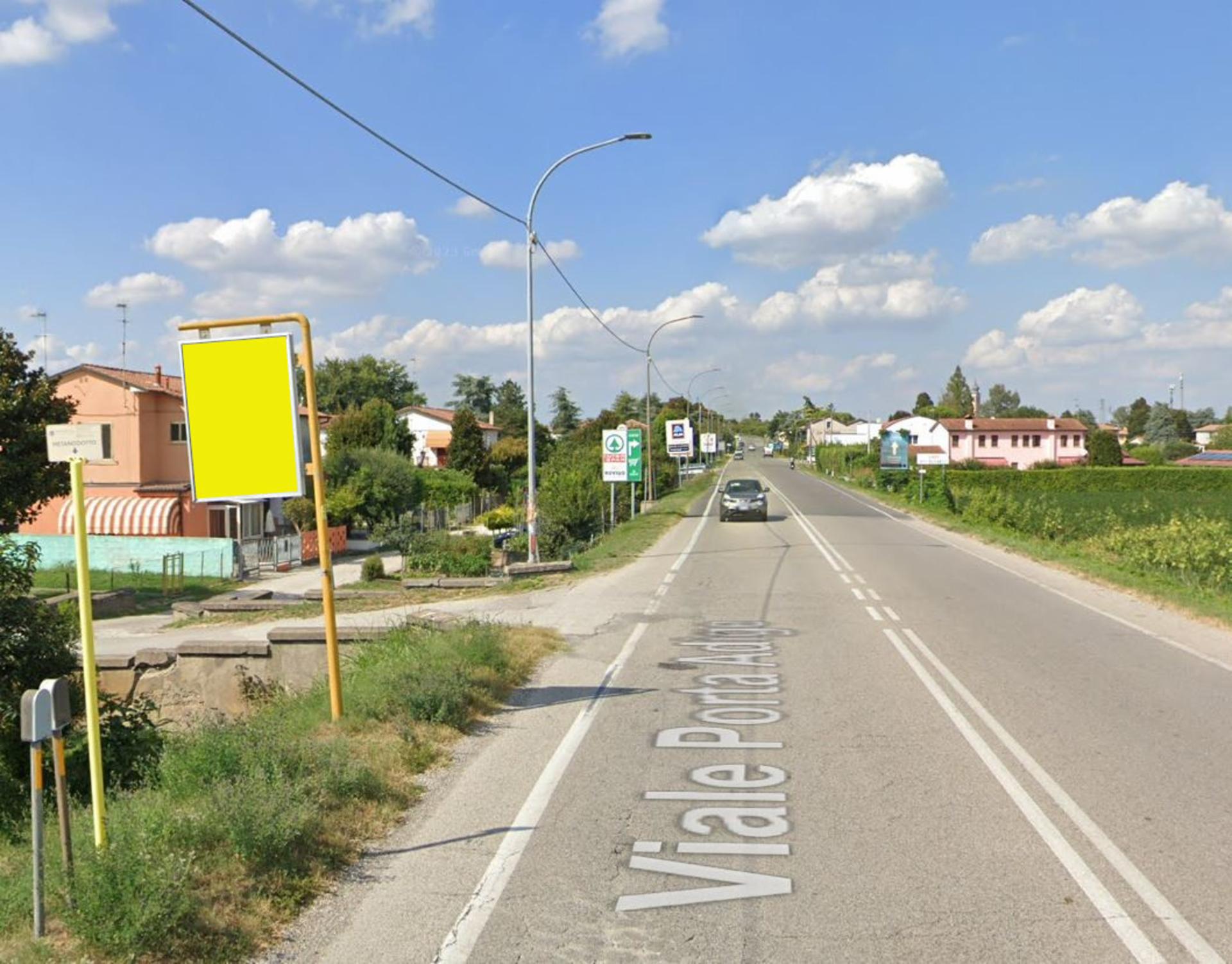 Impianto a VIALE P.TA ADIGE FR.BARTOLUCCI  BOARA POL. METANO  Rovigo