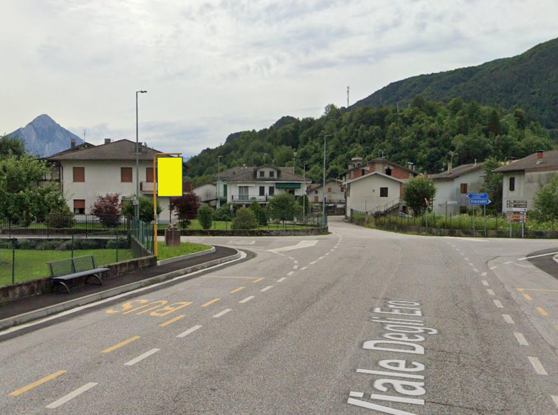 Impianto a VIA DEGLI EROI/VIA  DIAZ  INVILLINO VIA DEGLI EROI C/O INCR. VIA A DIAZ  Villa Santina