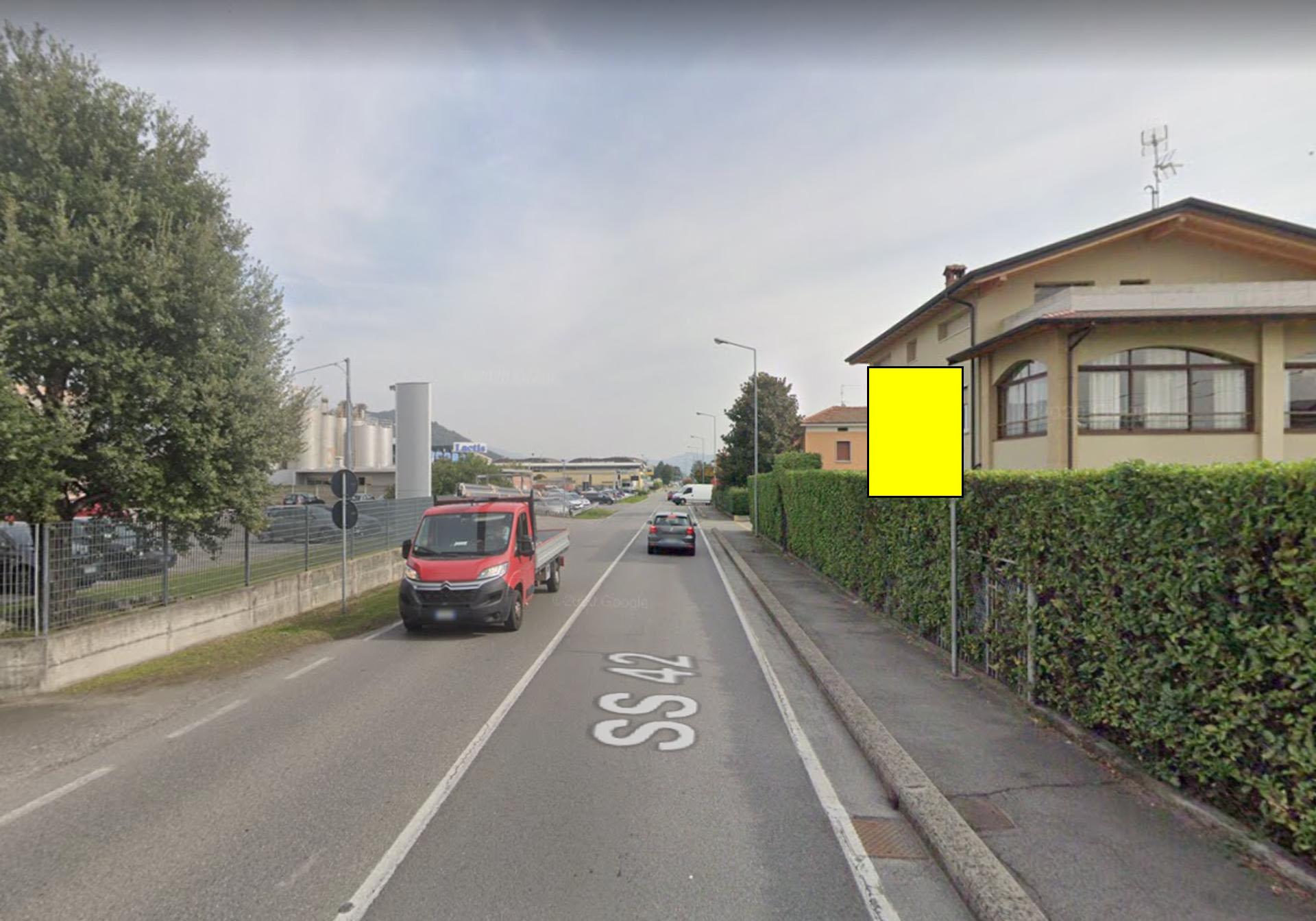 Impianto TABELLA a Albano Sant'Alessandro, in zona Bimbo Store