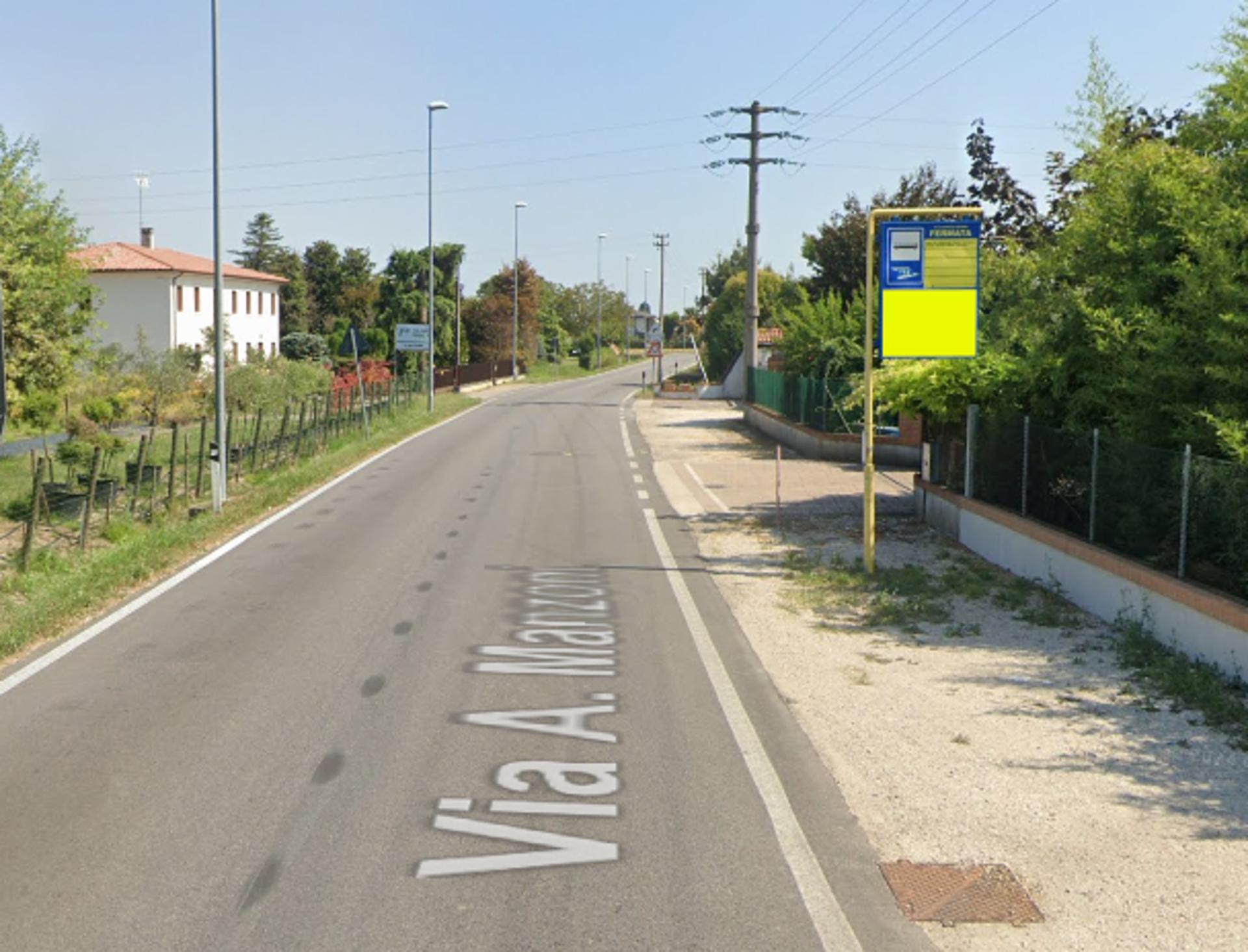 Impianto a COMUNALE VIA MANZONI INCR. CON S.S.16  P.TE FABBRICA INTERNA  Albignasego