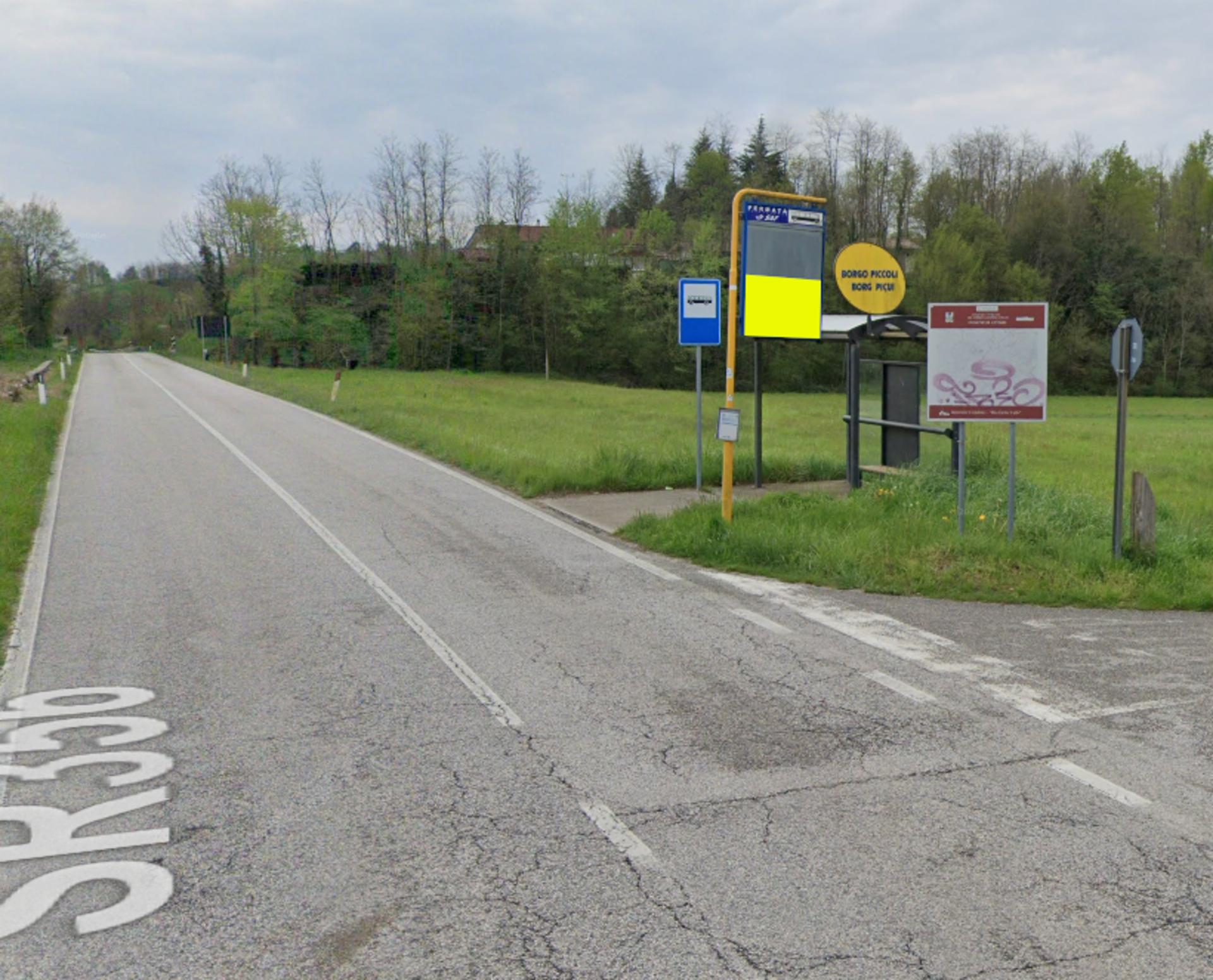 Impianto a STATALE BORGO PICCOLO RACCHIUSO 356 Km 14+310/DX  SS 356 KM 14+310/DX BORGO PICCOLO RACCHIUSO  Attimis