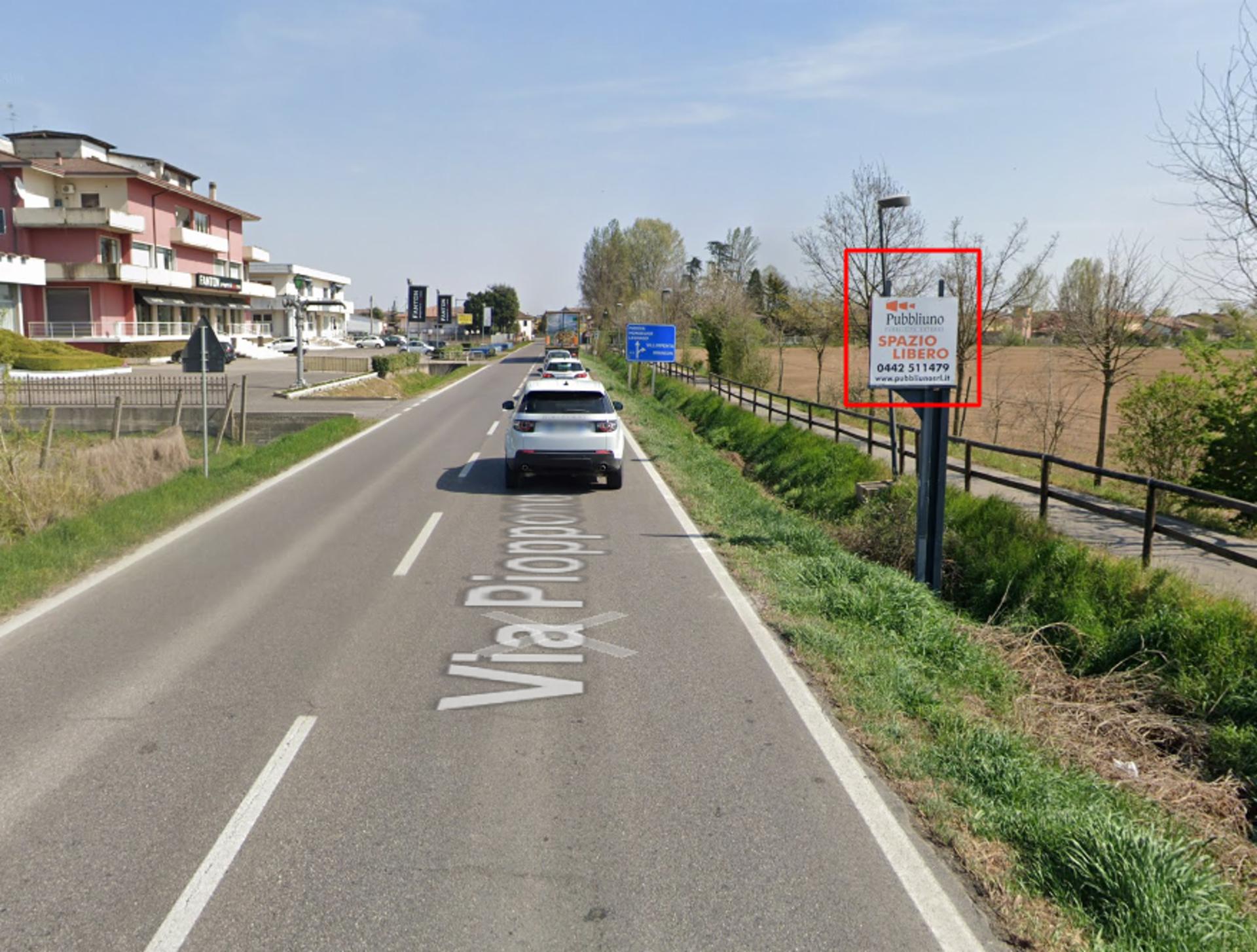 Impianto CARTELLONISTICA a Nogara, in zona Fanton