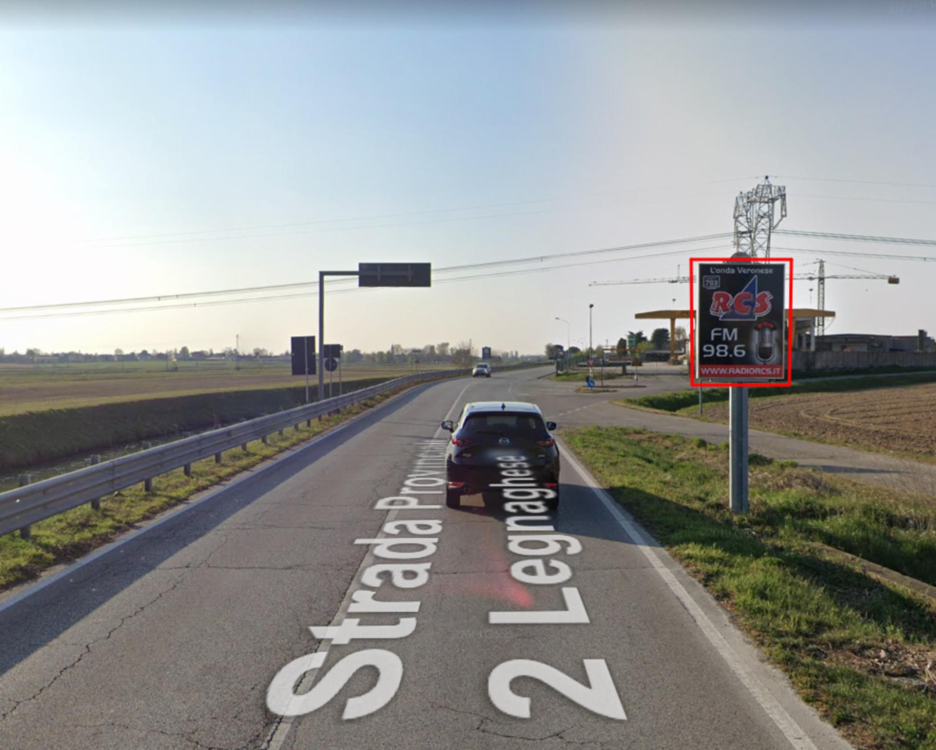 Impianto CARTELLONISTICA a Cerea, in zona Pieve di San Zeno