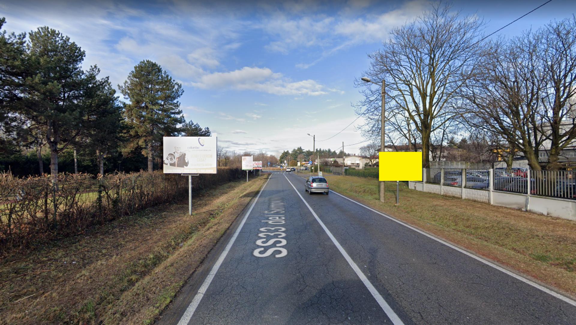 Impianto POSTER a Busto Arsizio, in zona Trattoria San Carlo