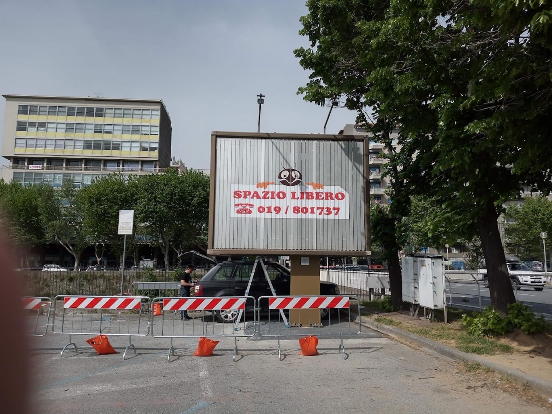 Impianto a PIAZZA DEL POPOLO PONTE VIA SORMANO lato PARK 50 Savona