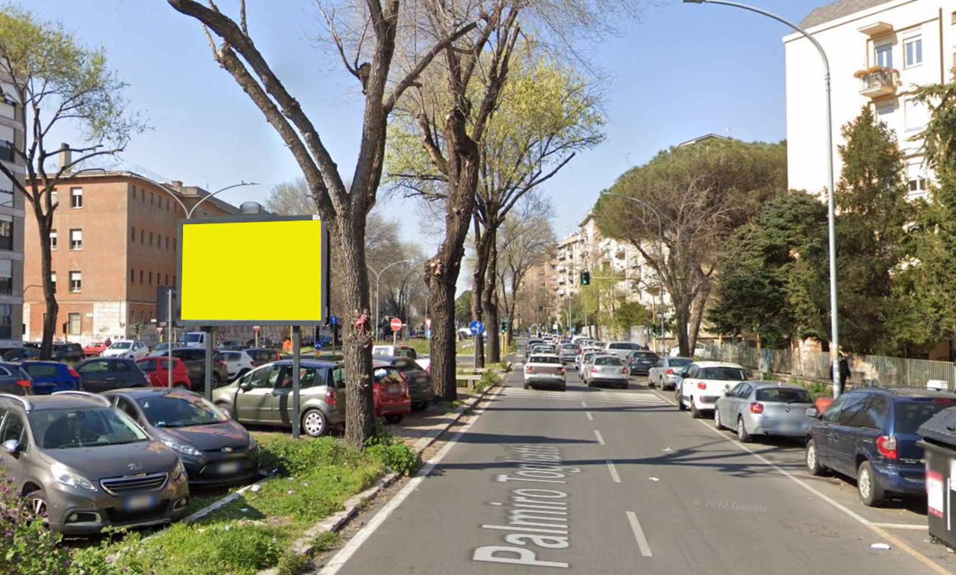 Impianto POSTER a Roma, in zona La Bottega di Noi
