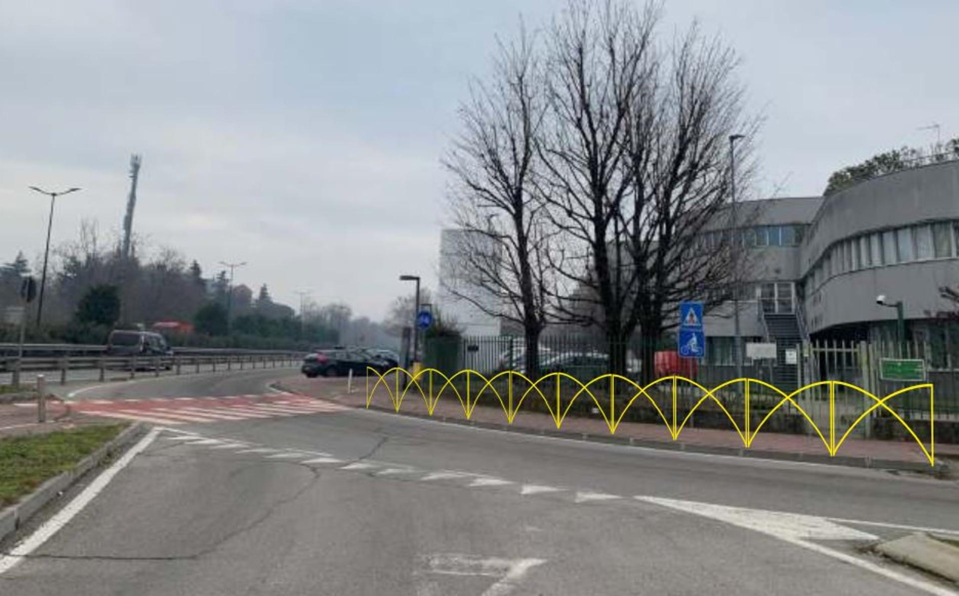 Impianto TRANSENNA a Segrate, in zona Renato Donatelli
