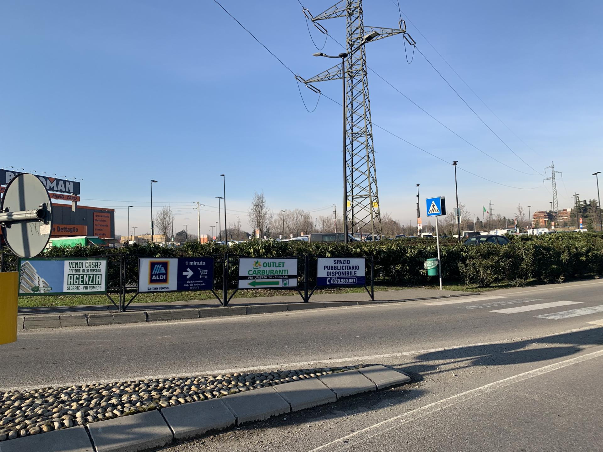 Impianto TRANSENNA a Segrate, in zona Decathlon