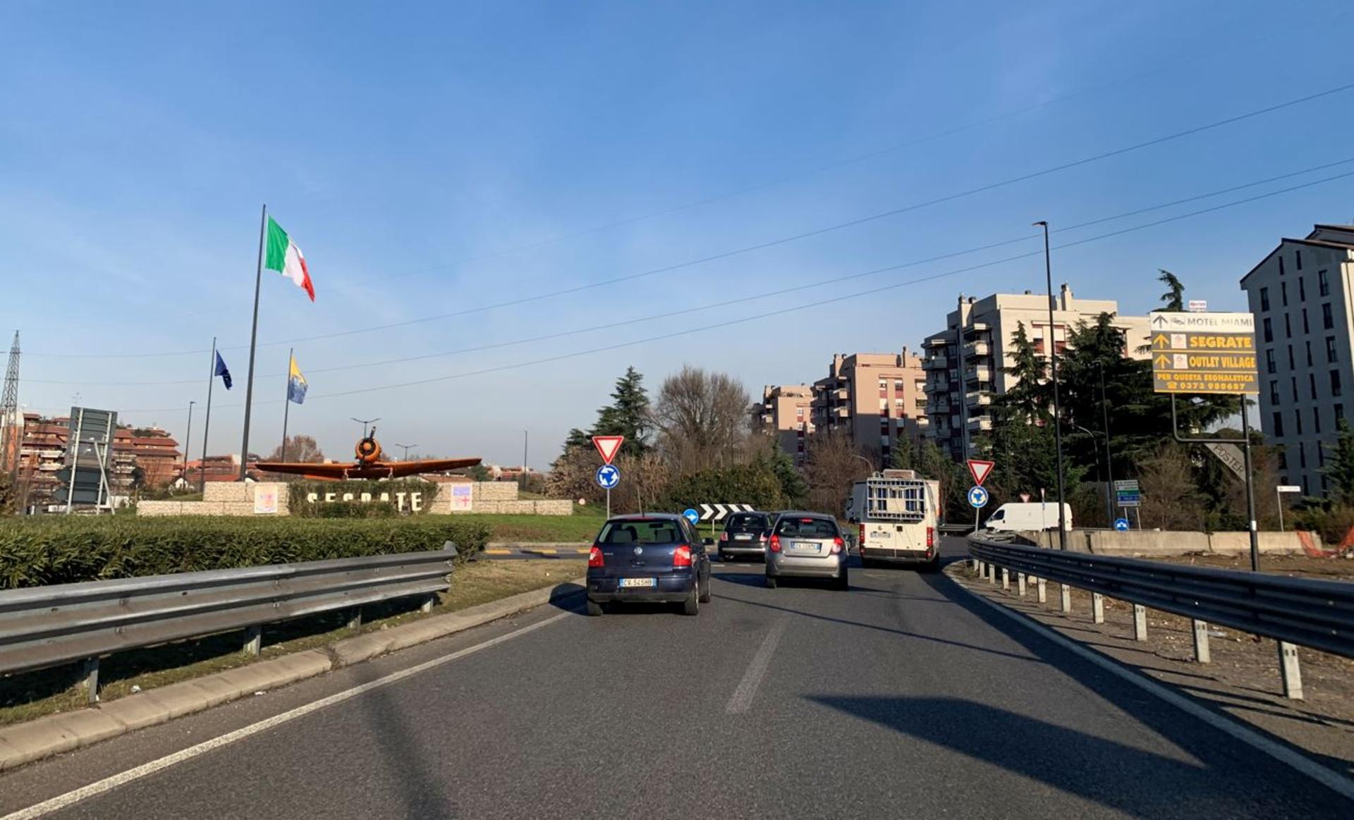 Impianto FRECCE / PREINSEGNE a Segrate, in zona McDonald's