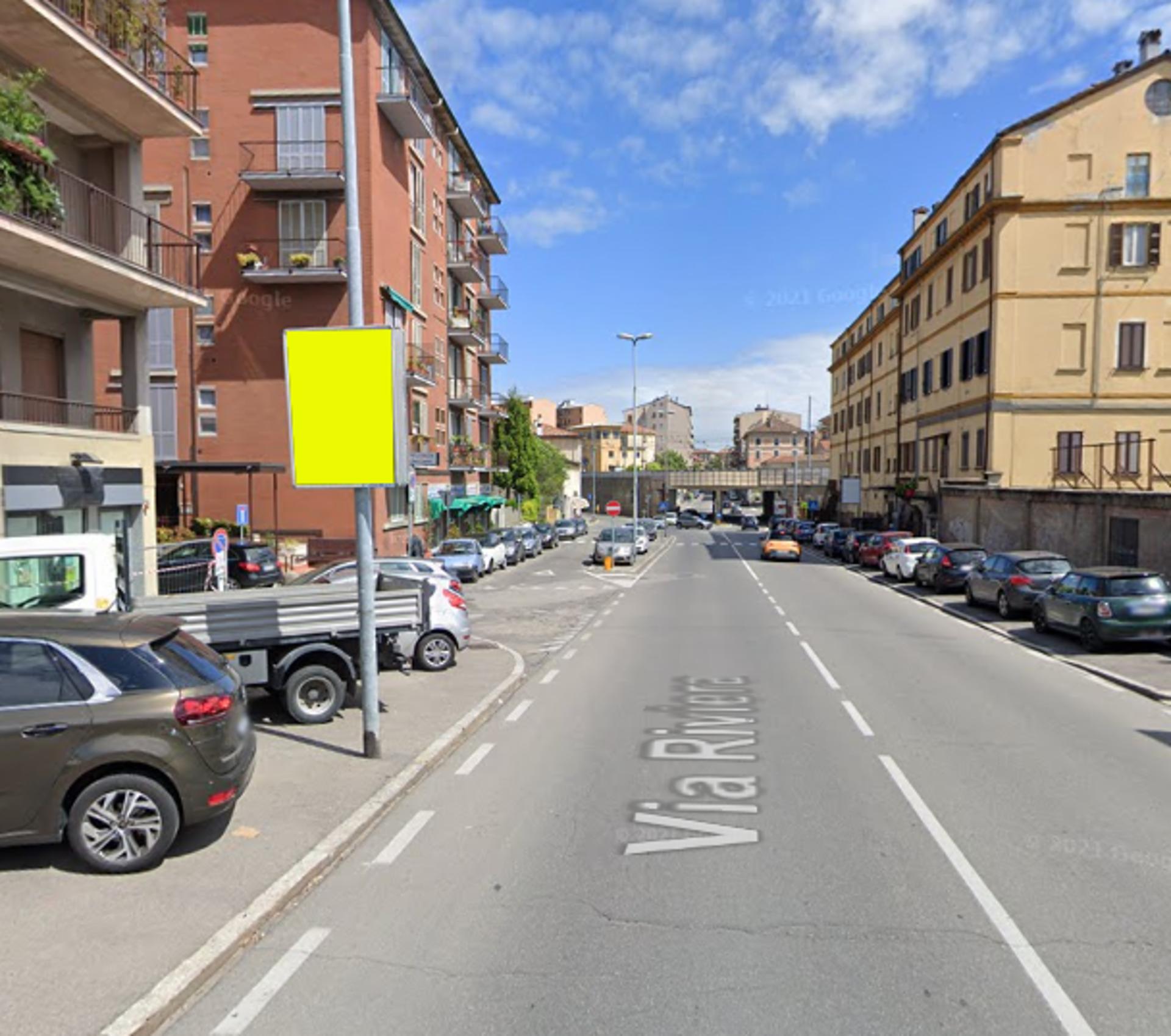 Impianto POLE MEDIA a Pavia, in zona Bar Riviera