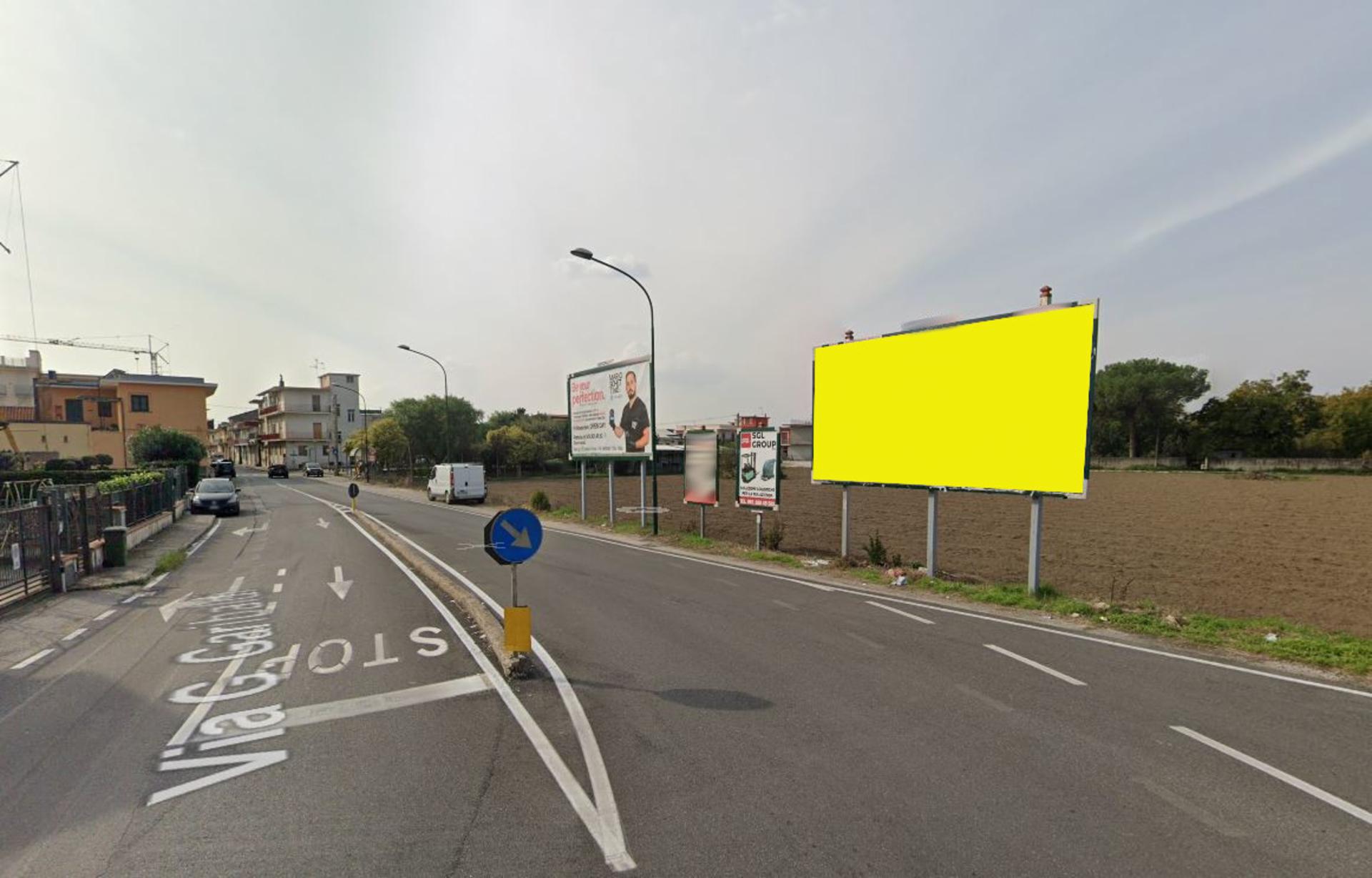 Impianto a Via Garibaldi sx per Nola altezza incrocio per Saviano  Scisciano