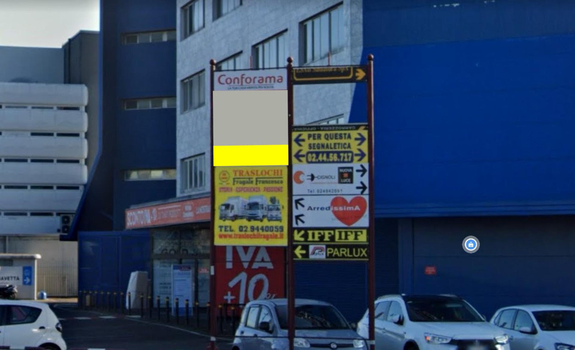 Impianto FRECCE / PREINSEGNE a Trezzano sul Naviglio, in zona Mondo Convenienza