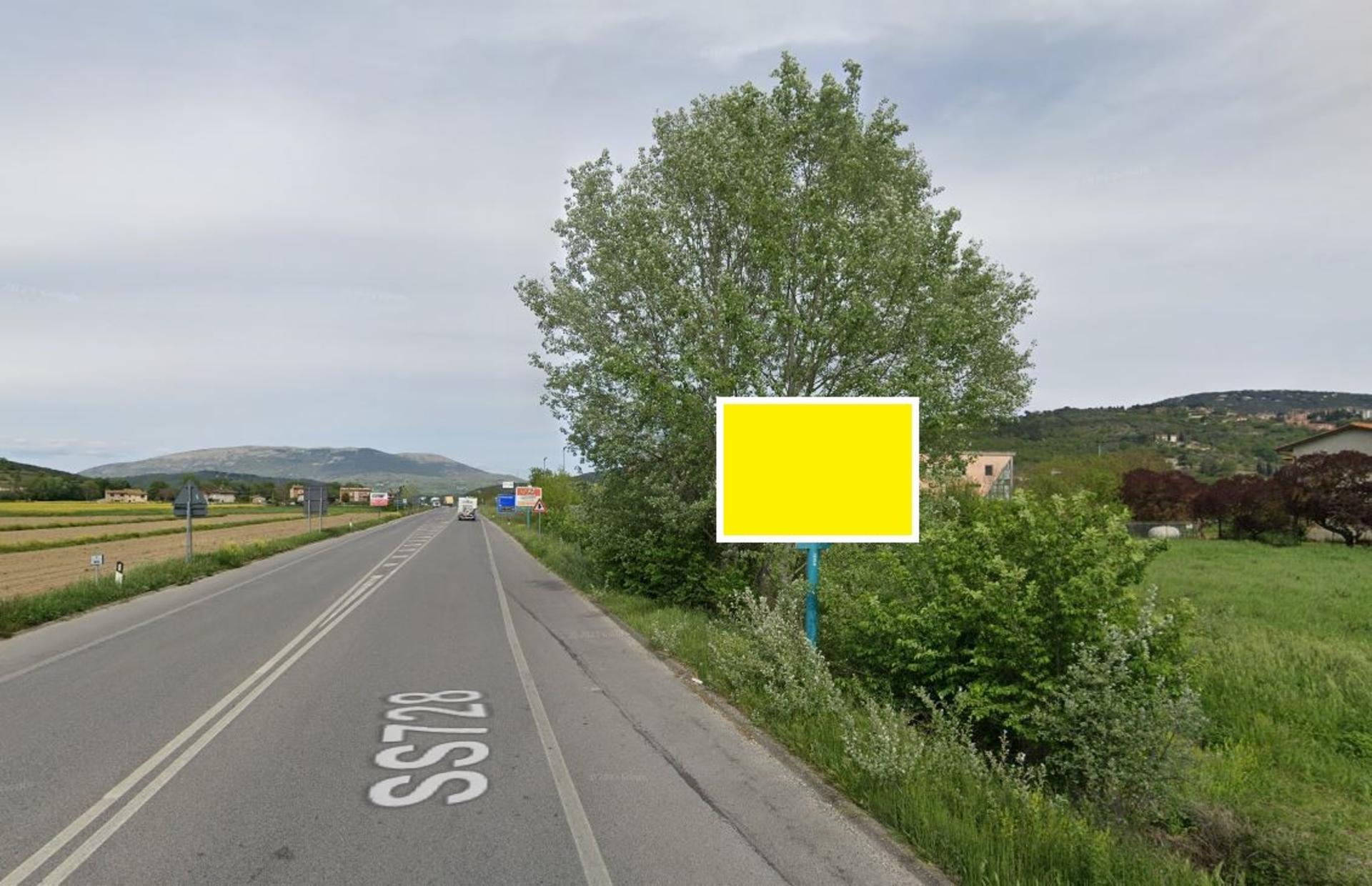 Impianto a SS 728  EX SP 172 DI CORCIANO KM 20+112 LATO SINISTRO  Corciano