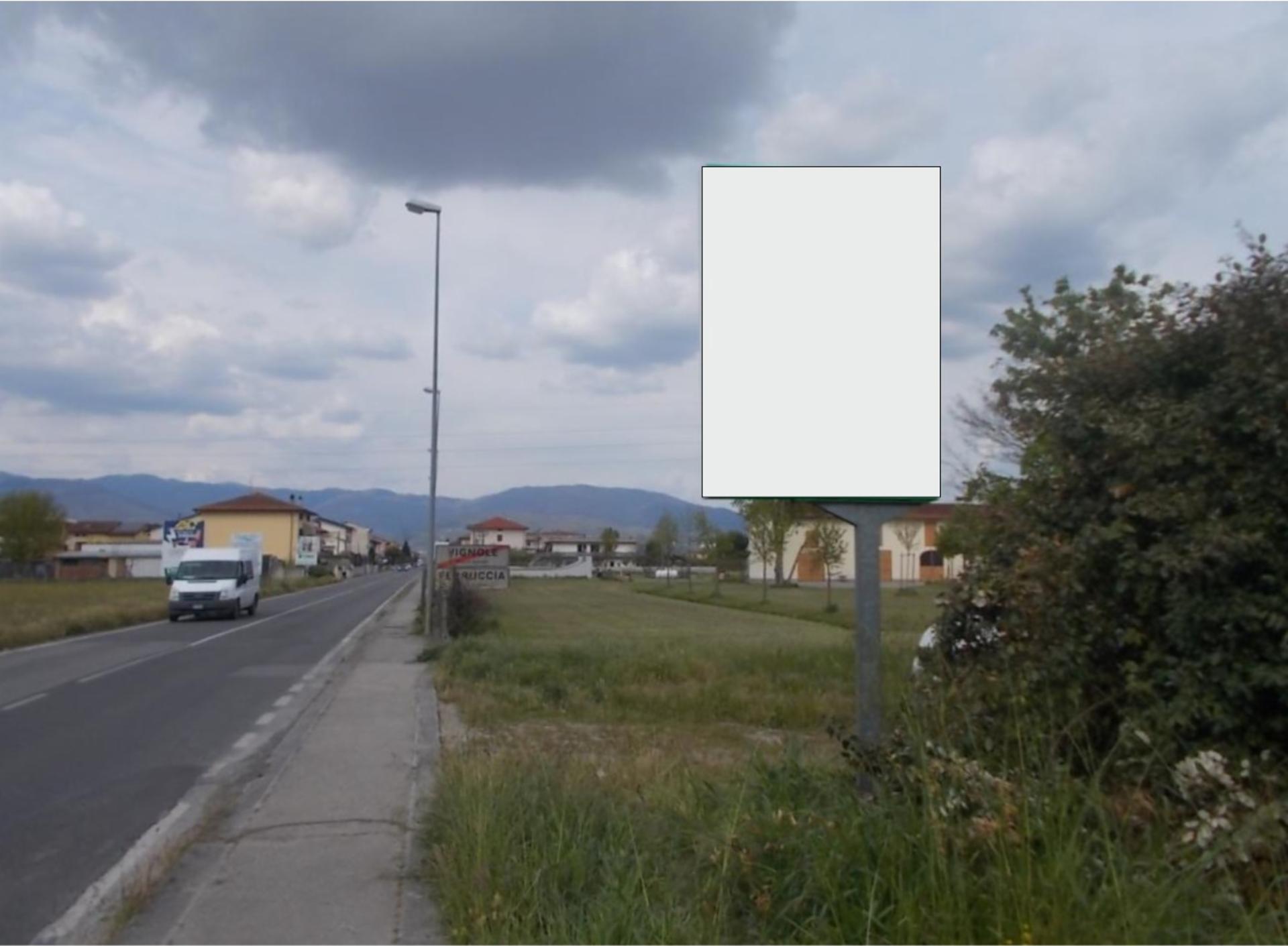 Impianto CARTELLONISTICA a Quarrata, in zona Chiesa di San Michele Arcangelo a Vignole