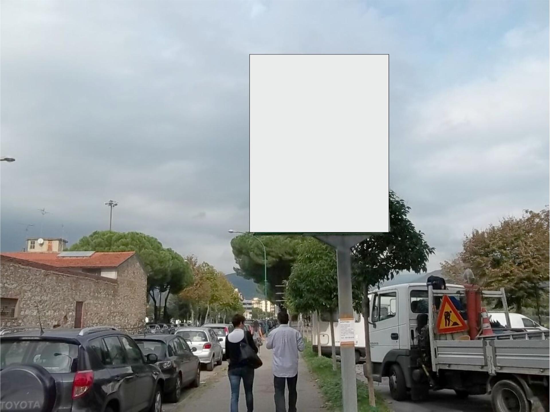 Impianto CARTELLONISTICA a Prato, in zona Don Chisciotte