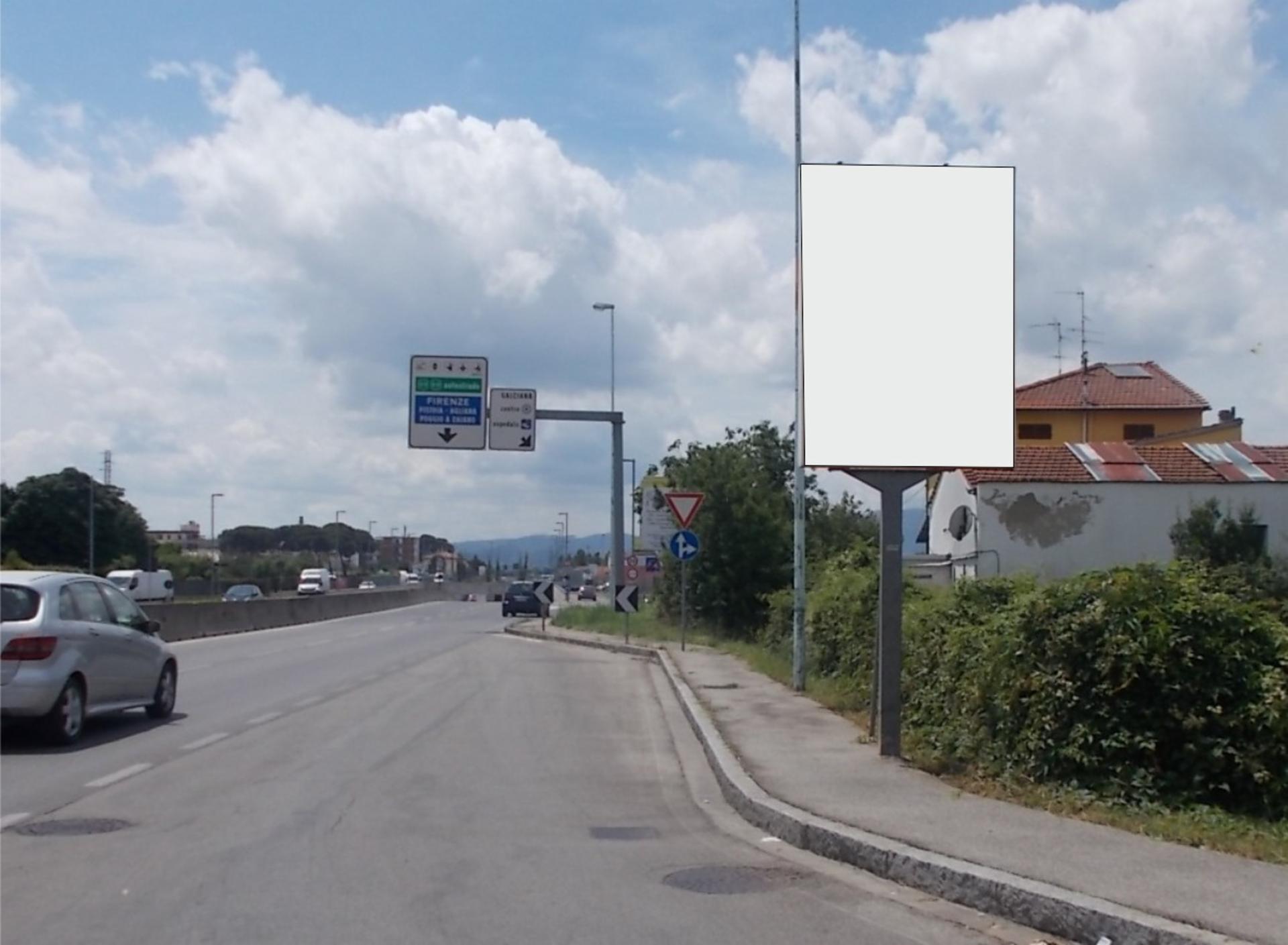 Impianto CARTELLONISTICA a Prato, in zona San Paolo a Stagnana