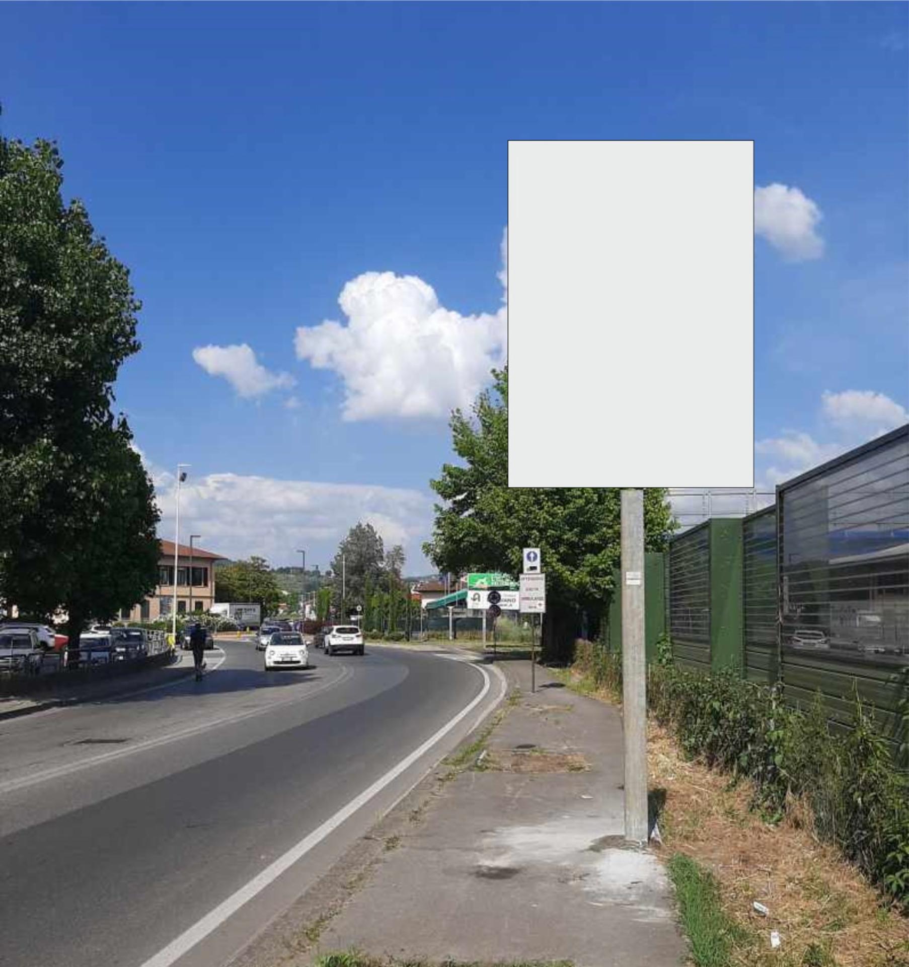 Impianto CARTELLONISTICA a Montecatini-Terme, in zona Ekom