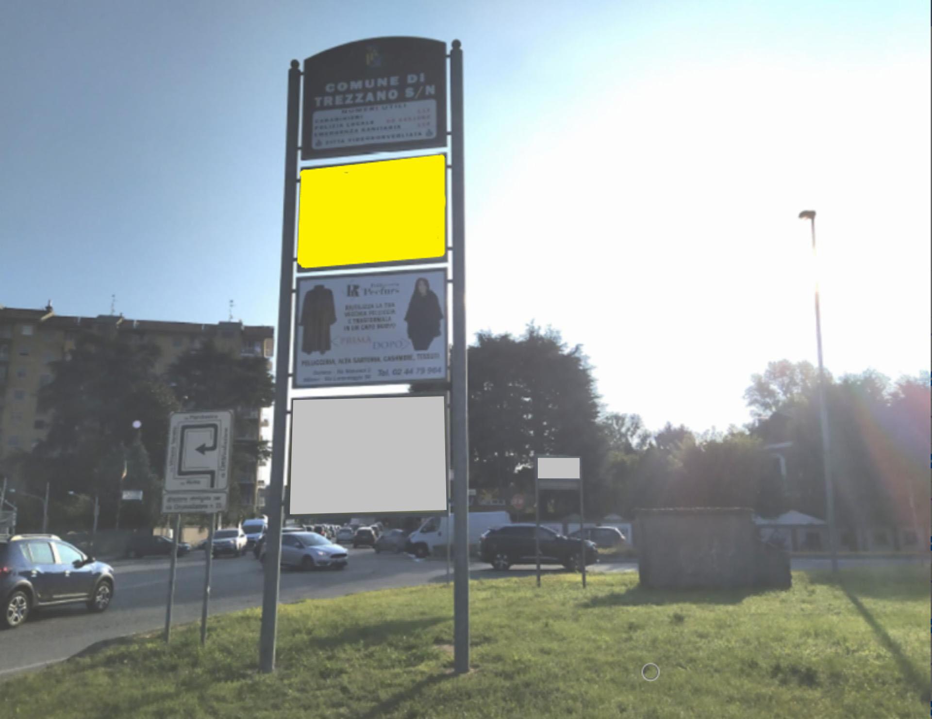 Impianto cartellonistica a Trezzano sul Naviglio