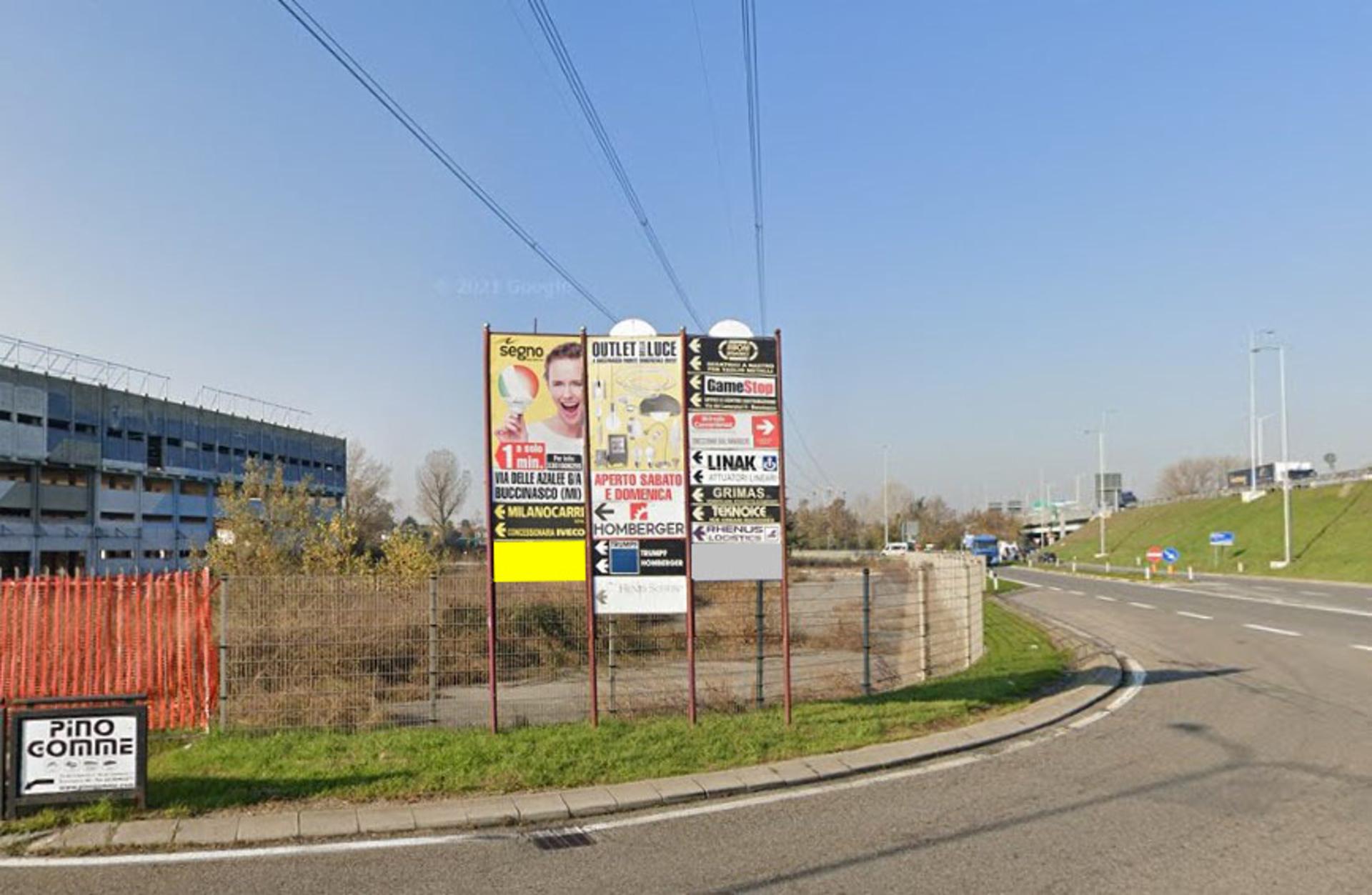 Impianto FRECCE / PREINSEGNE a Trezzano sul Naviglio, in zona Ristorante Cascina Antonietta
