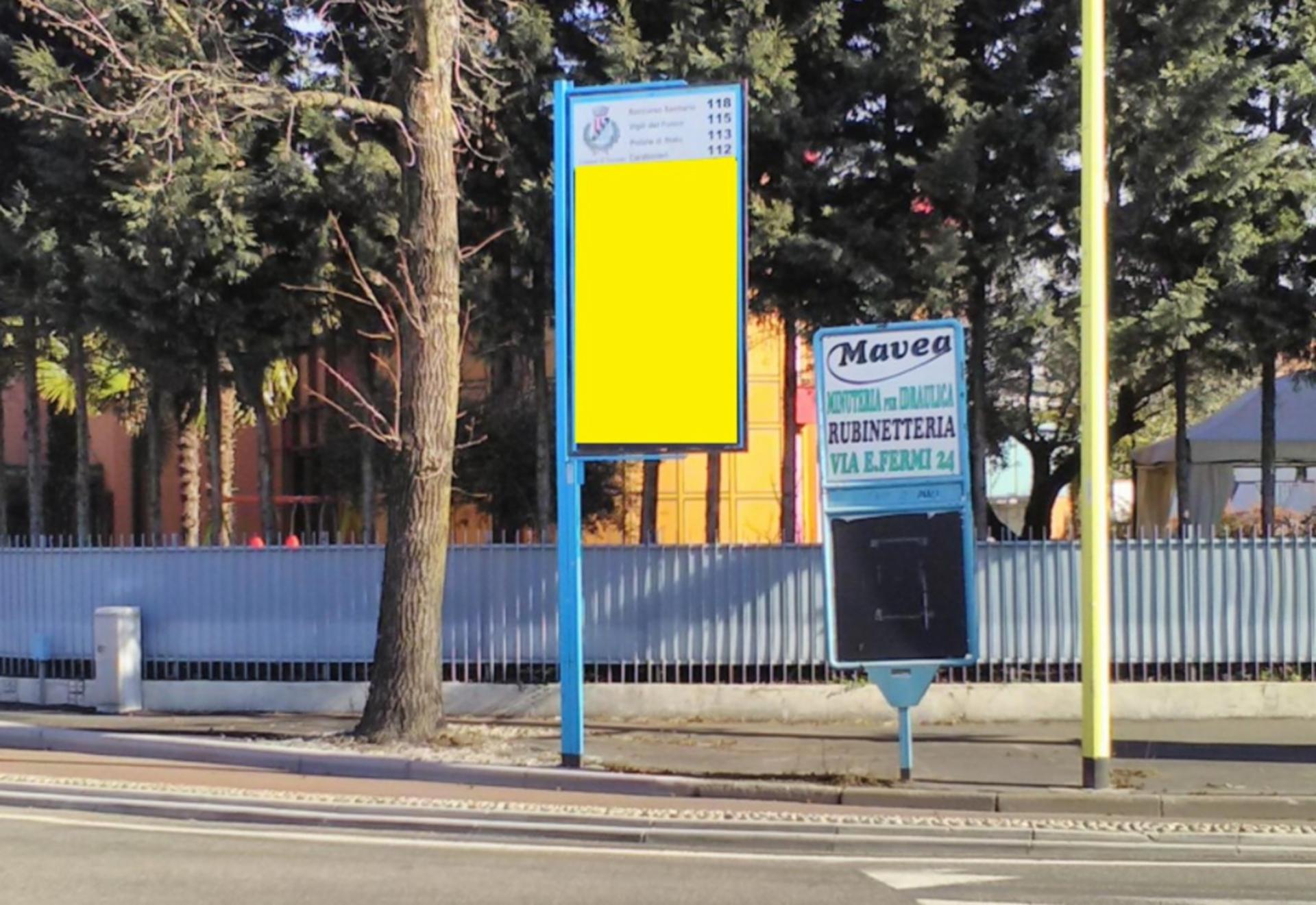 Impianto CARTELLONISTICA a Trezzano sul Naviglio, in zona Bar del Centenario