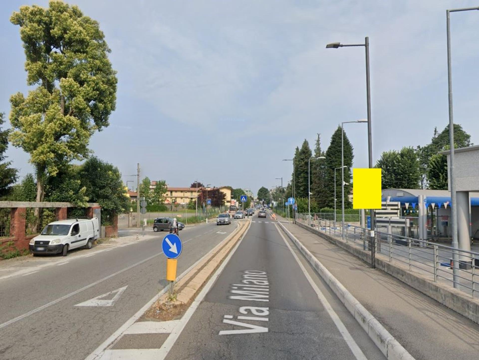 Impianto POLE MEDIA a Somma Lombardo, in zona Geox