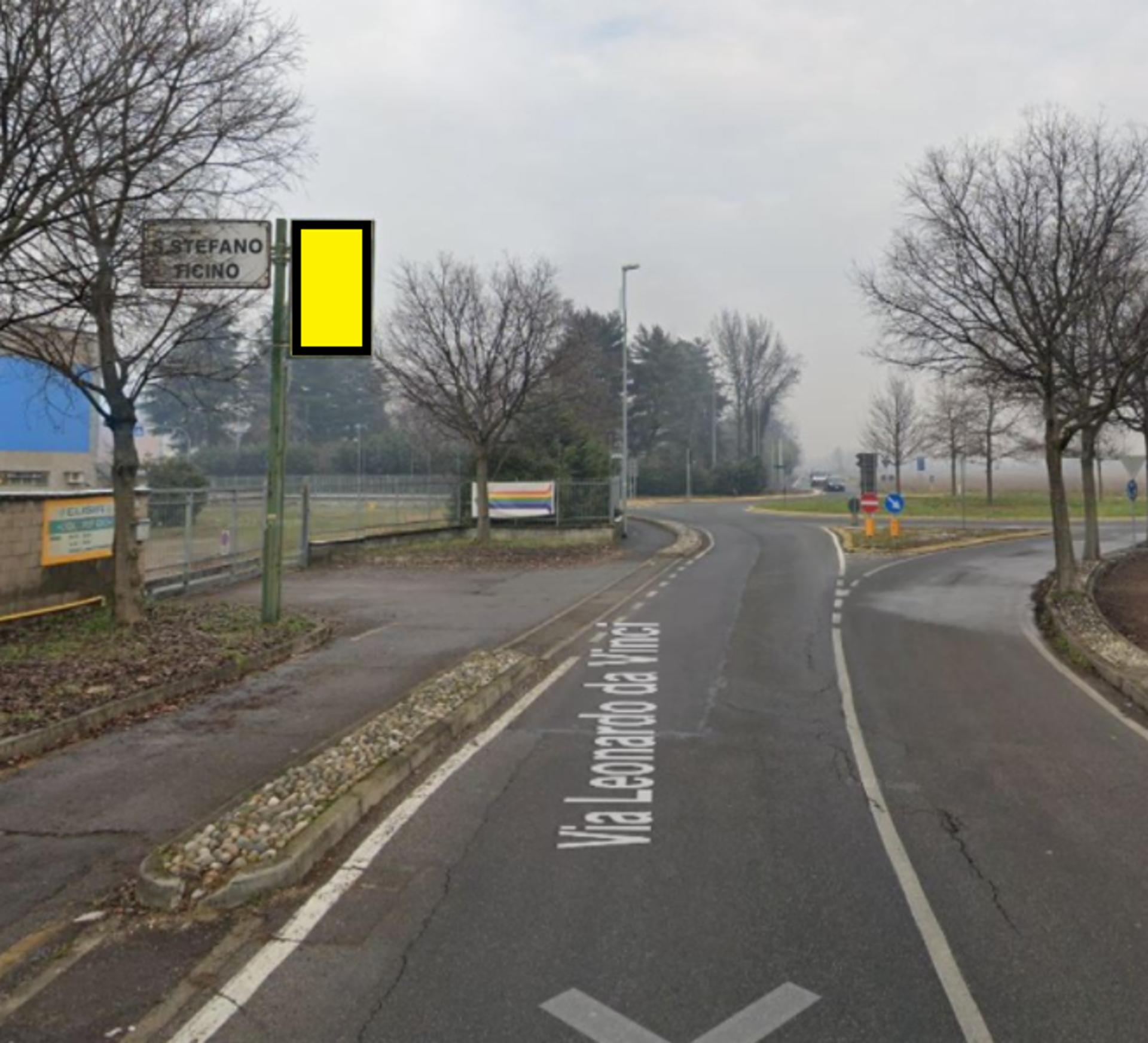 Impianto CARTELLONISTICA a Santo Stefano Ticino, in zona L'oro del sud