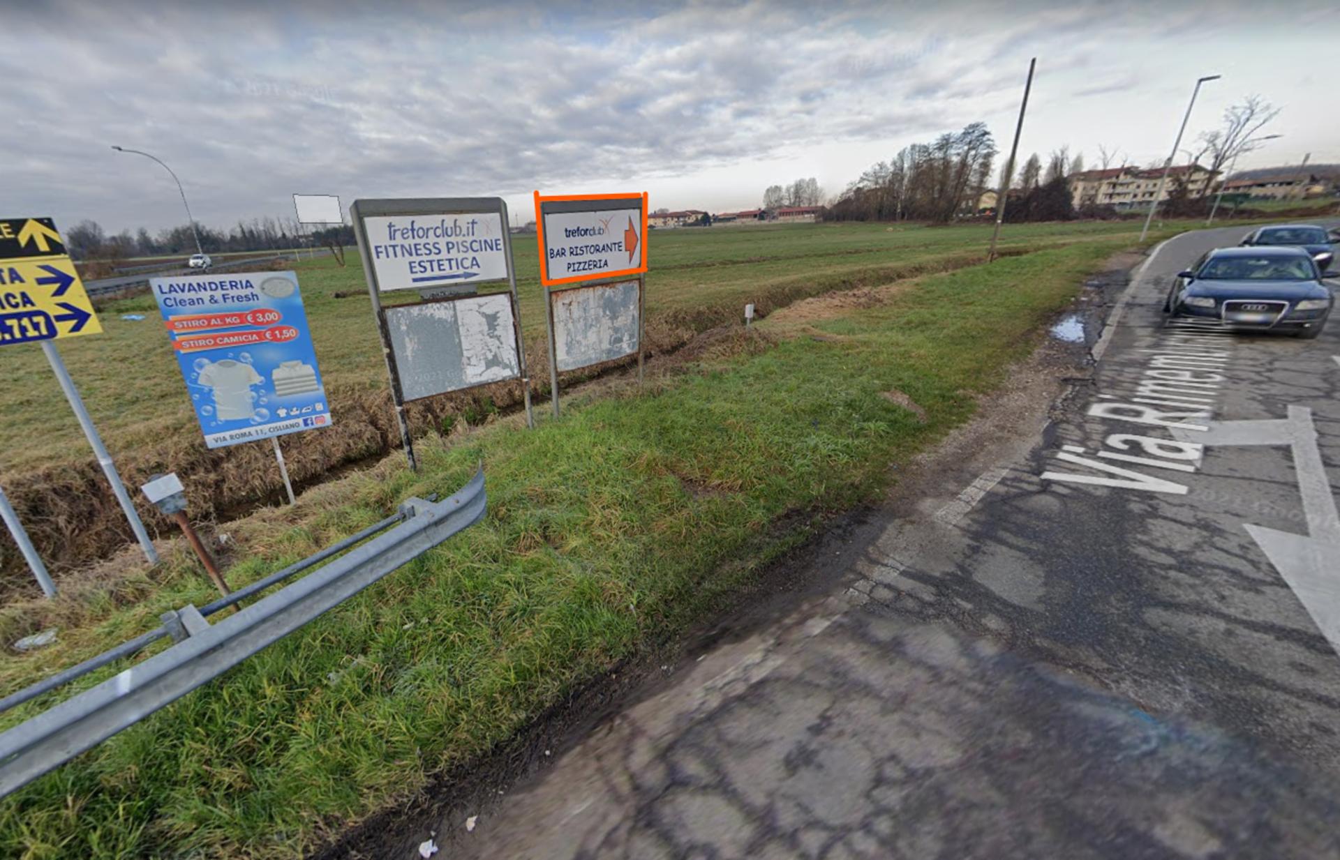 Impianto CARTELLONISTICA a Cisliano, in zona Blue Beach - Club