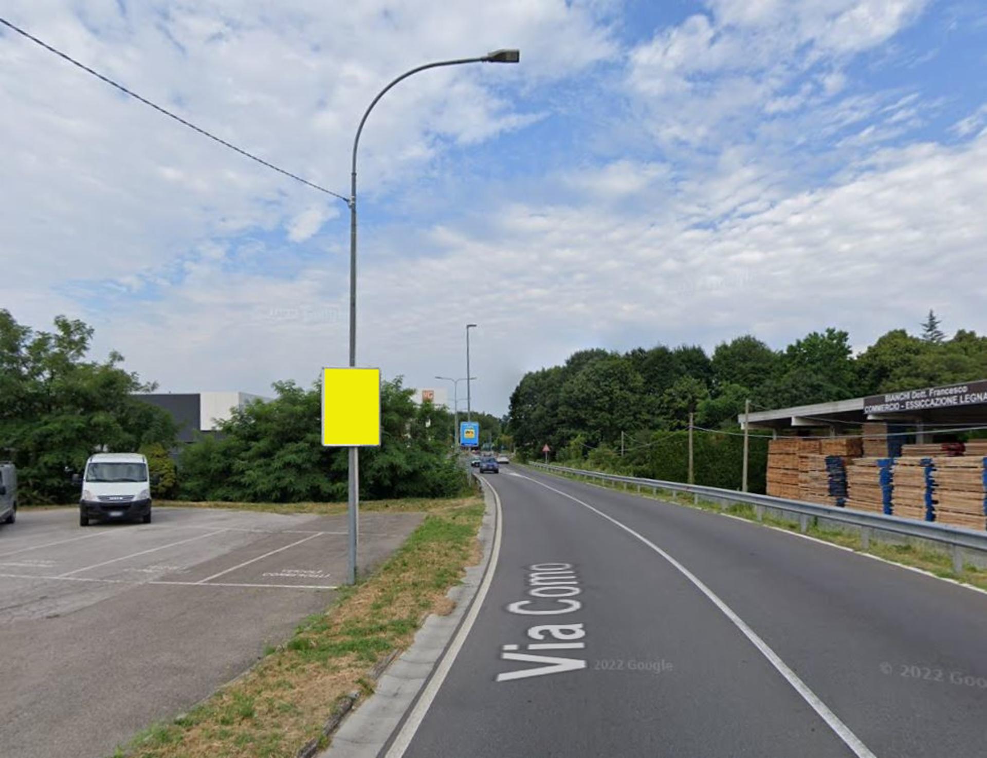 Impianto POLE MEDIA a Cantù, in zona Il Viaggiator Goloso