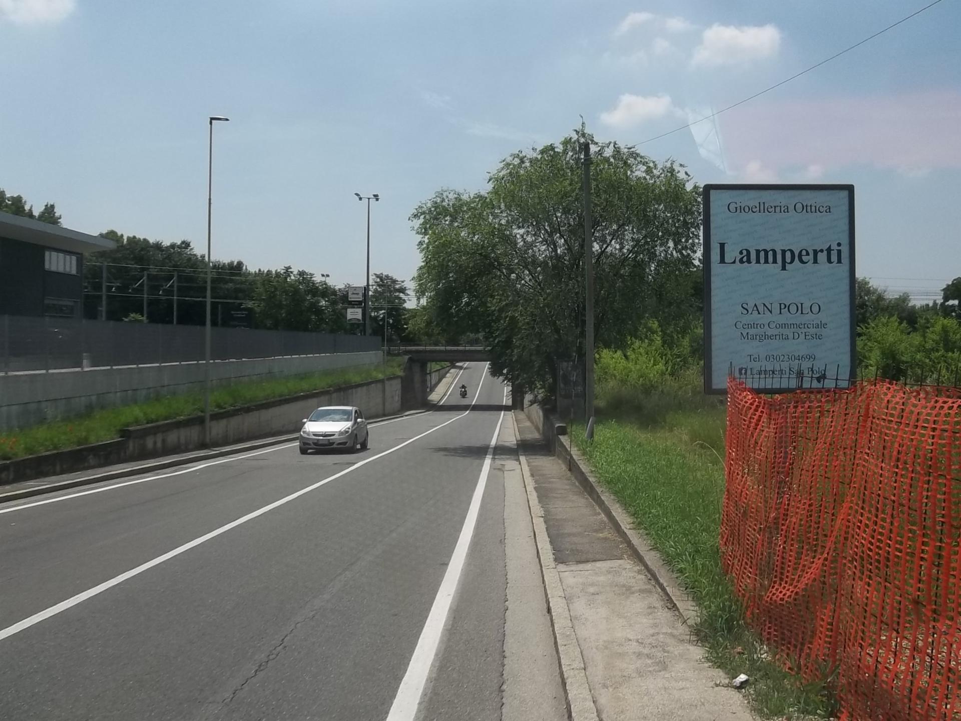 Impianto CARTELLONISTICA a Brescia, in zona L'Orso Furioso