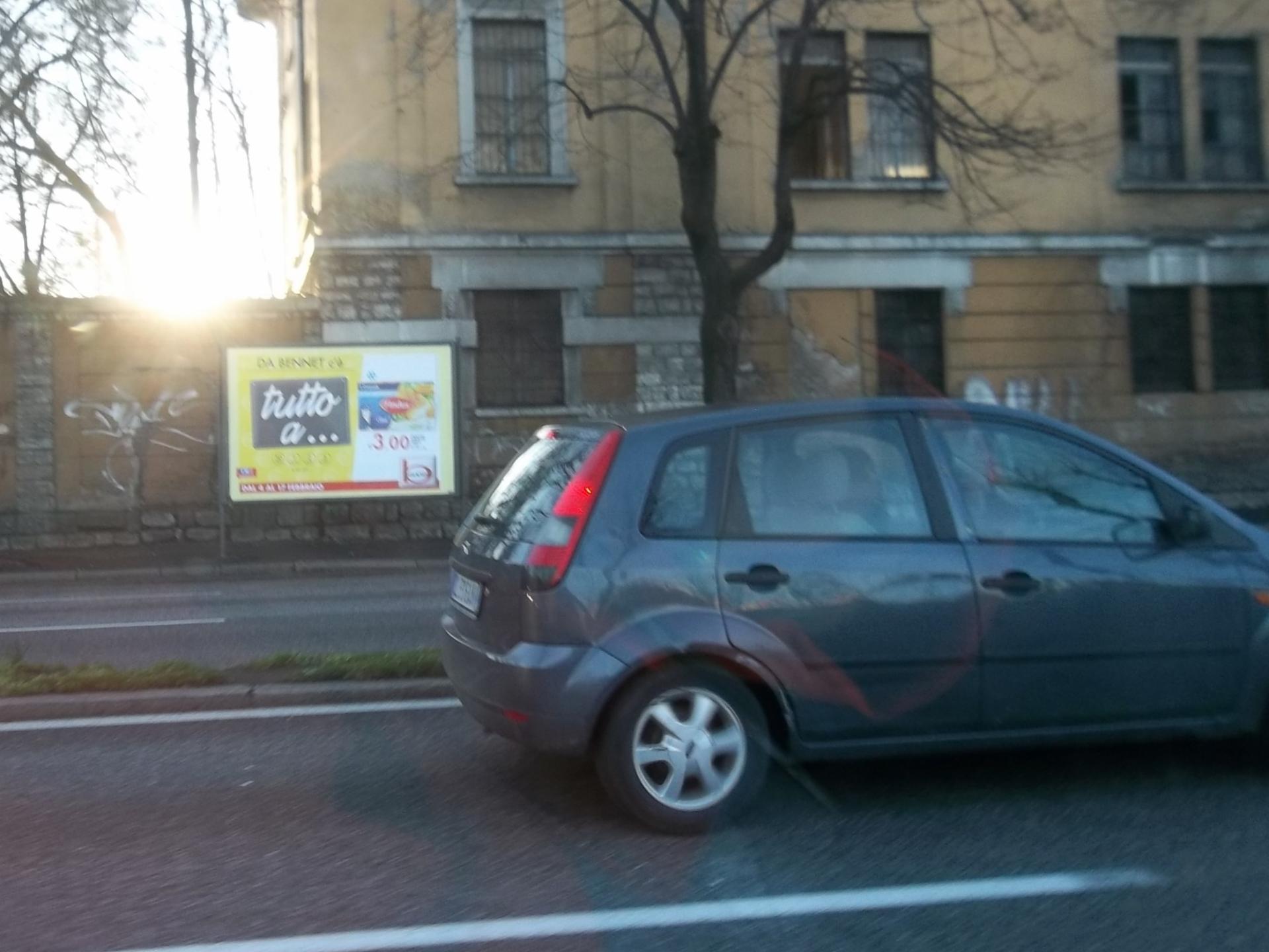 Impianto POSTER a Brescia, in zona Pizzeria I Tre Monelli