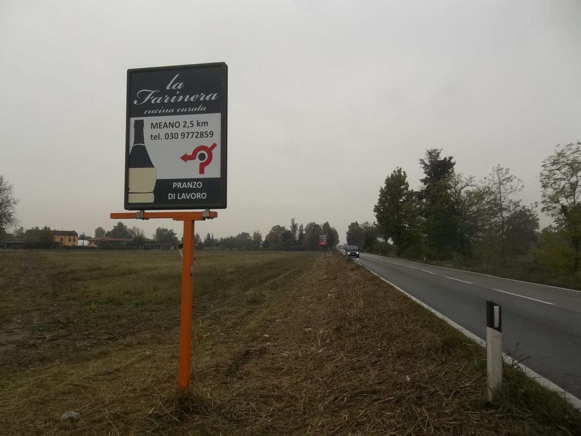 Impianto a STRADA PROVINCIALE BS 235 km 84+238 dx  Corzano
