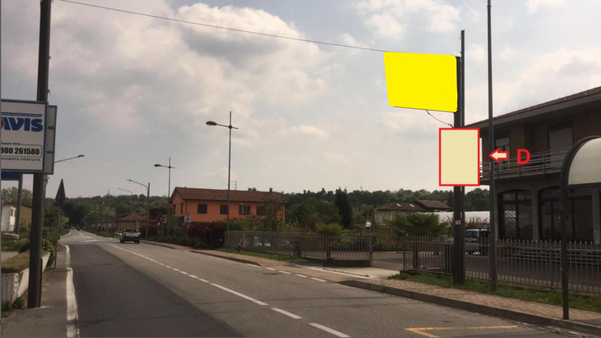 Impianto POLE MEDIA a Borgo Ticino, in zona INS