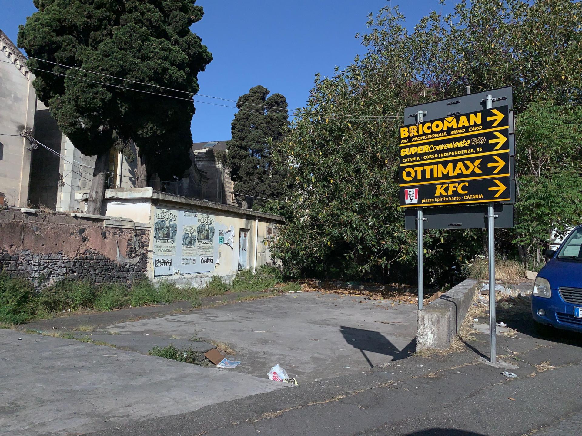 Impianto FRECCE / PREINSEGNE a Catania, in zona Aquicella