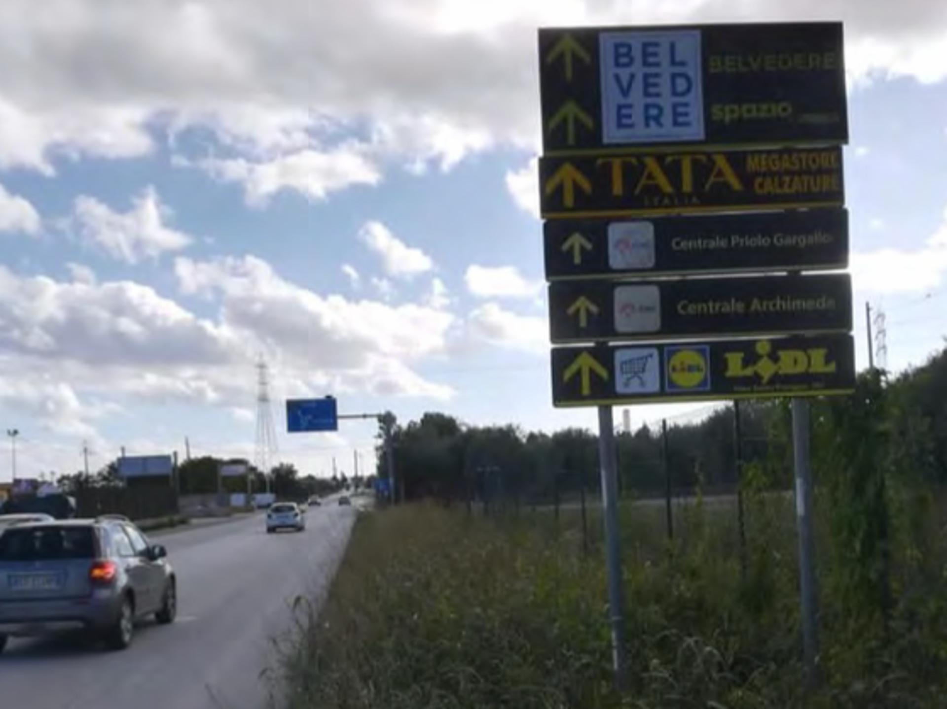 Impianto a STRADA PROVINCIALE EX SS 114 - Km 6+000  Priolo Gargallo