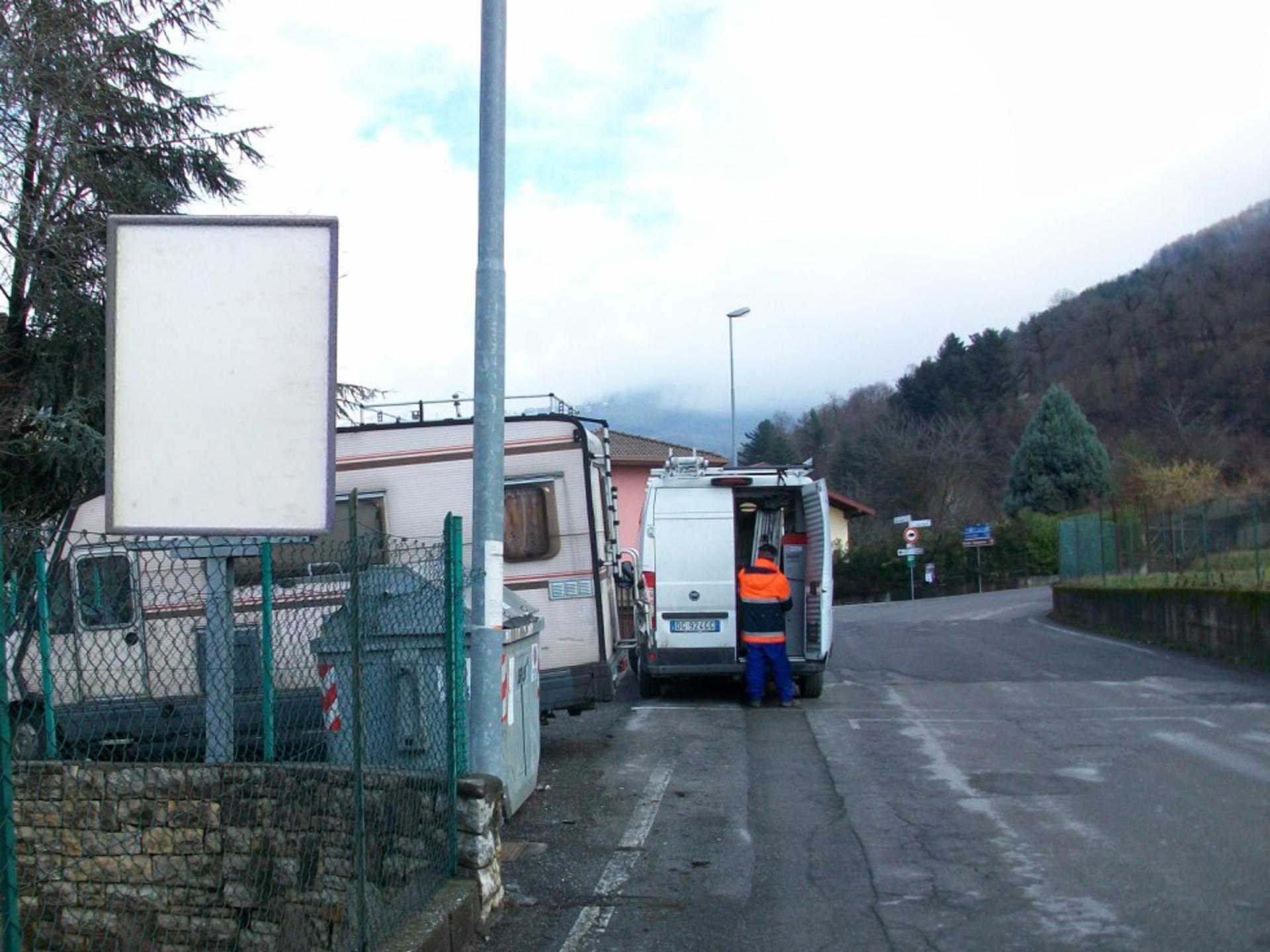 Impianto CARTELLONISTICA a Pian Camuno, in zona Chiesetta degli Alpini di Pian Camuno
