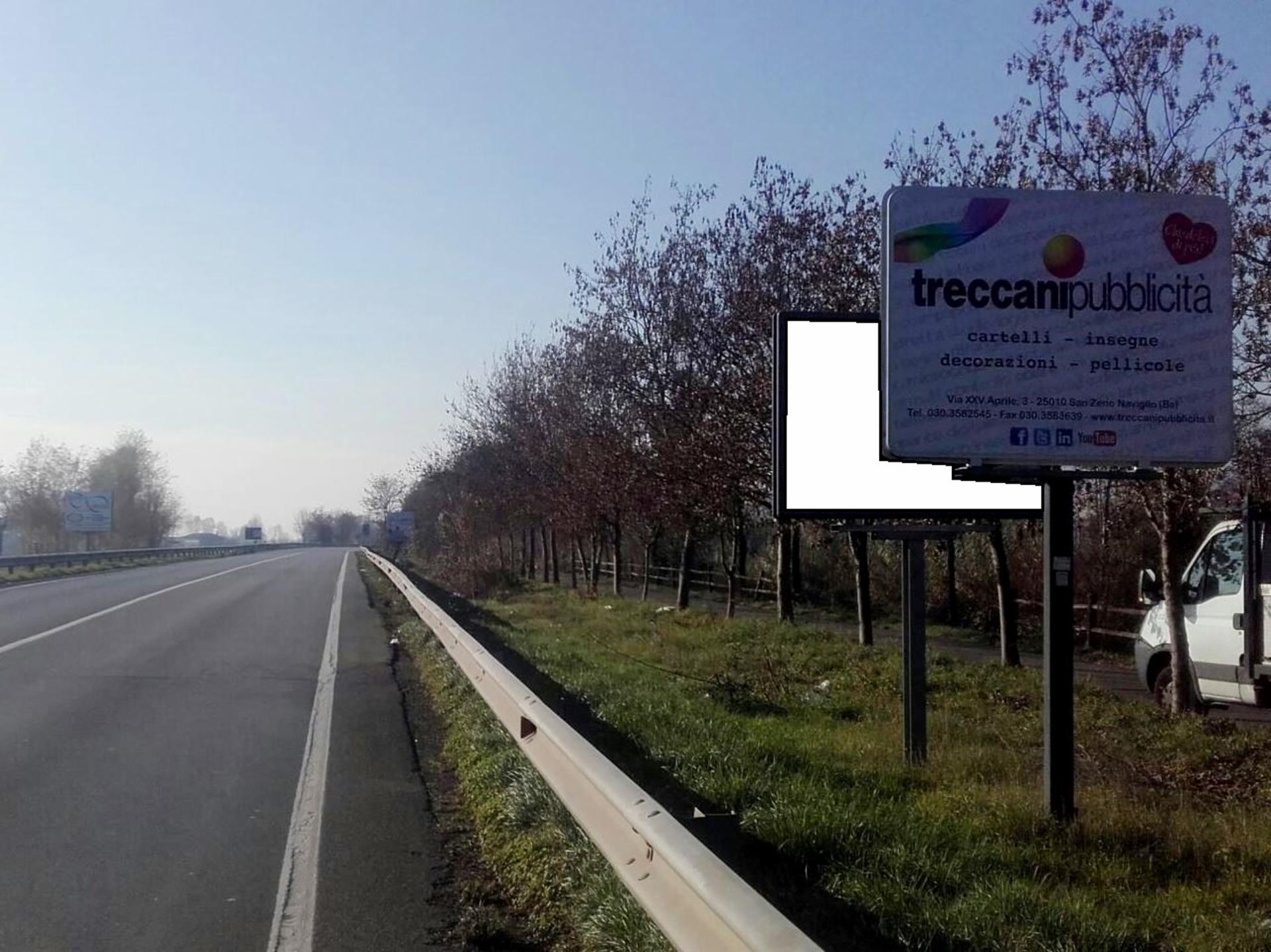 Impianto CARTELLONISTICA a Prevalle, in zona Chiesa di San Zenone
