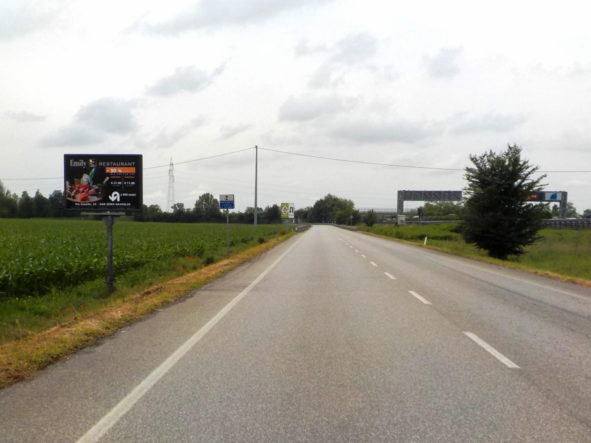 Impianto CARTELLONISTICA a San Zeno Naviglio, in zona Diamante