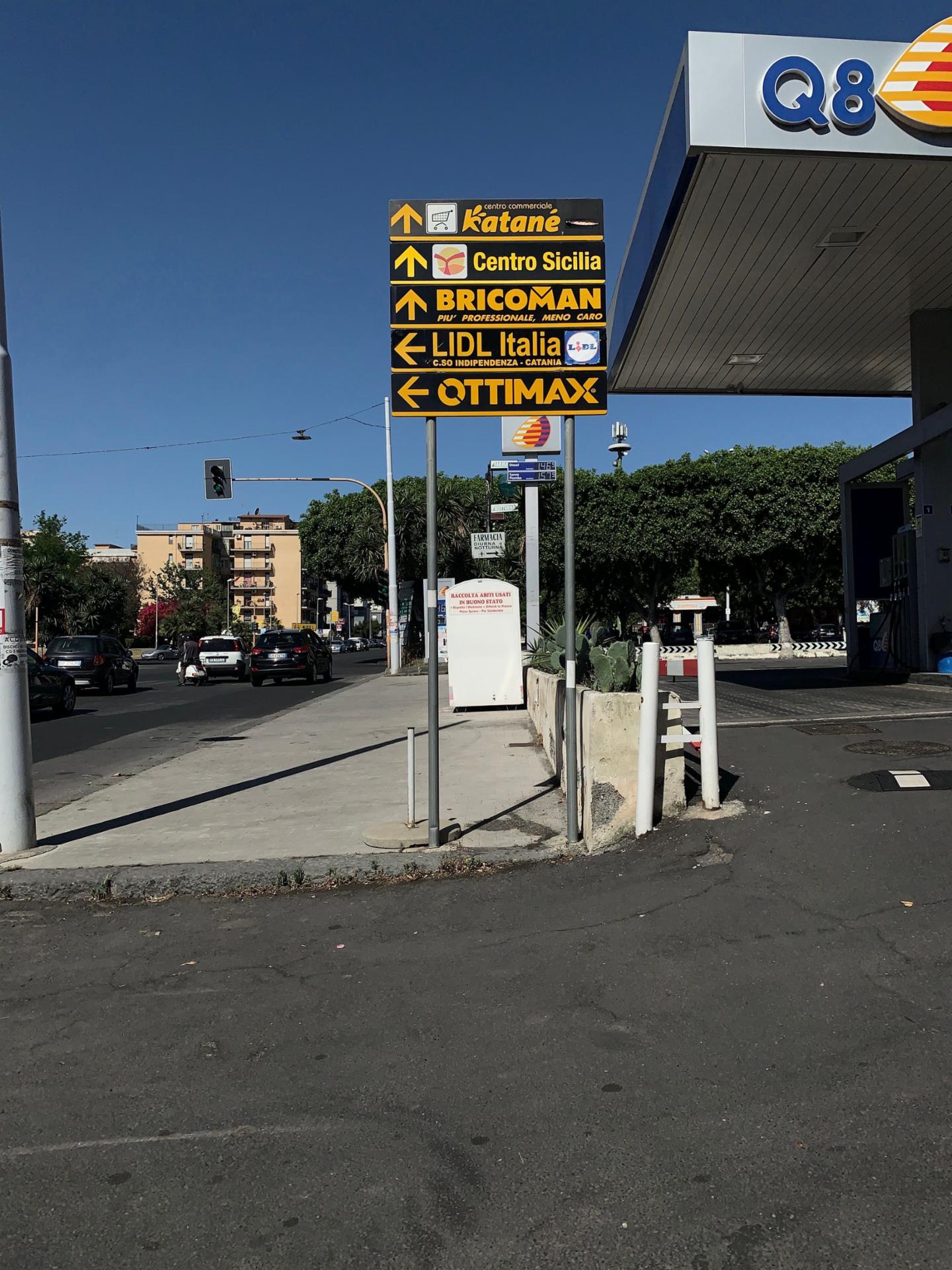 Impianto a VIALE M. Rapisarda incr. corso Indipendenza  Catania