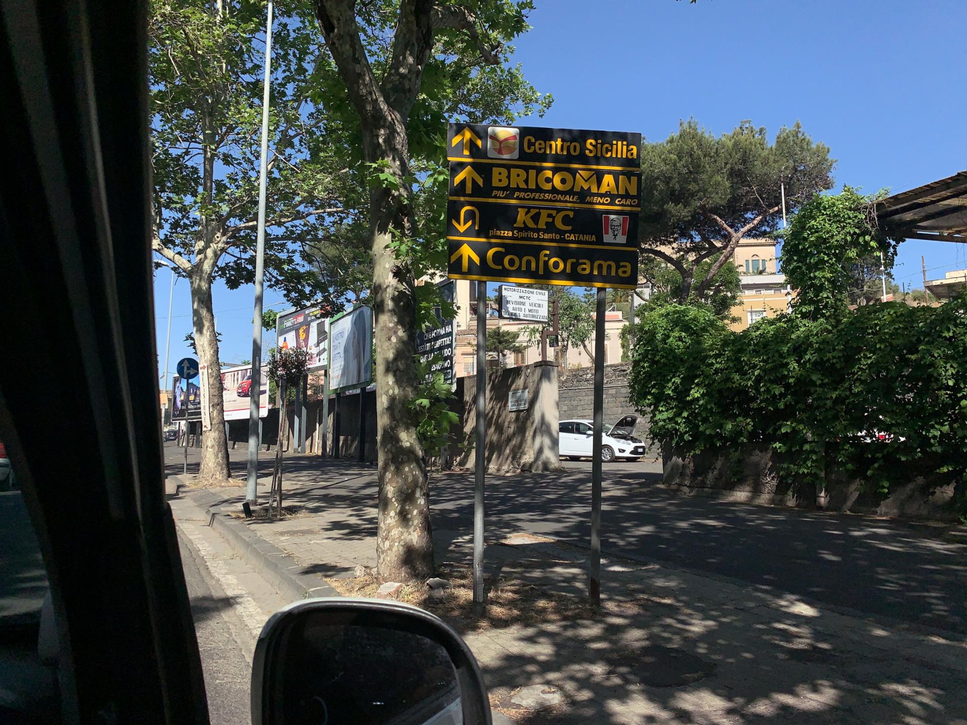 Impianto a CIRCONVALLAZIONE di ct viale oderico da pordenone  Catania
