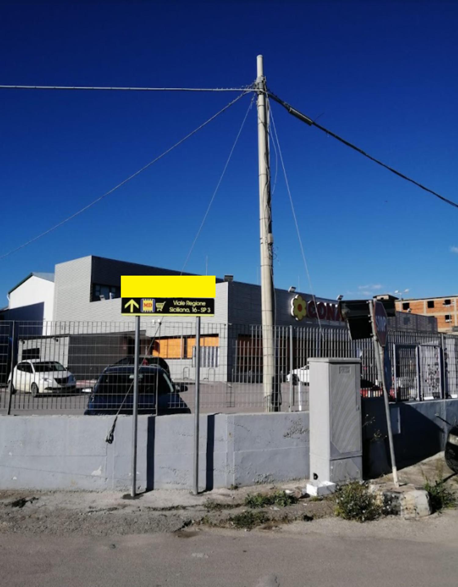 Impianto FRECCE / PREINSEGNE a Favara, in zona Conad